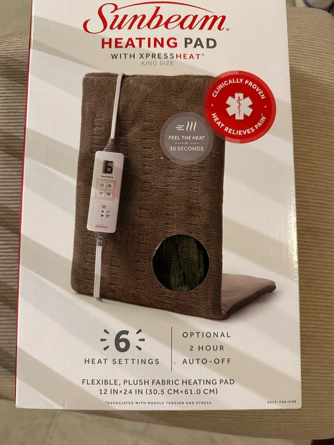 Sunbeam King Size Heating Pad - photo 2