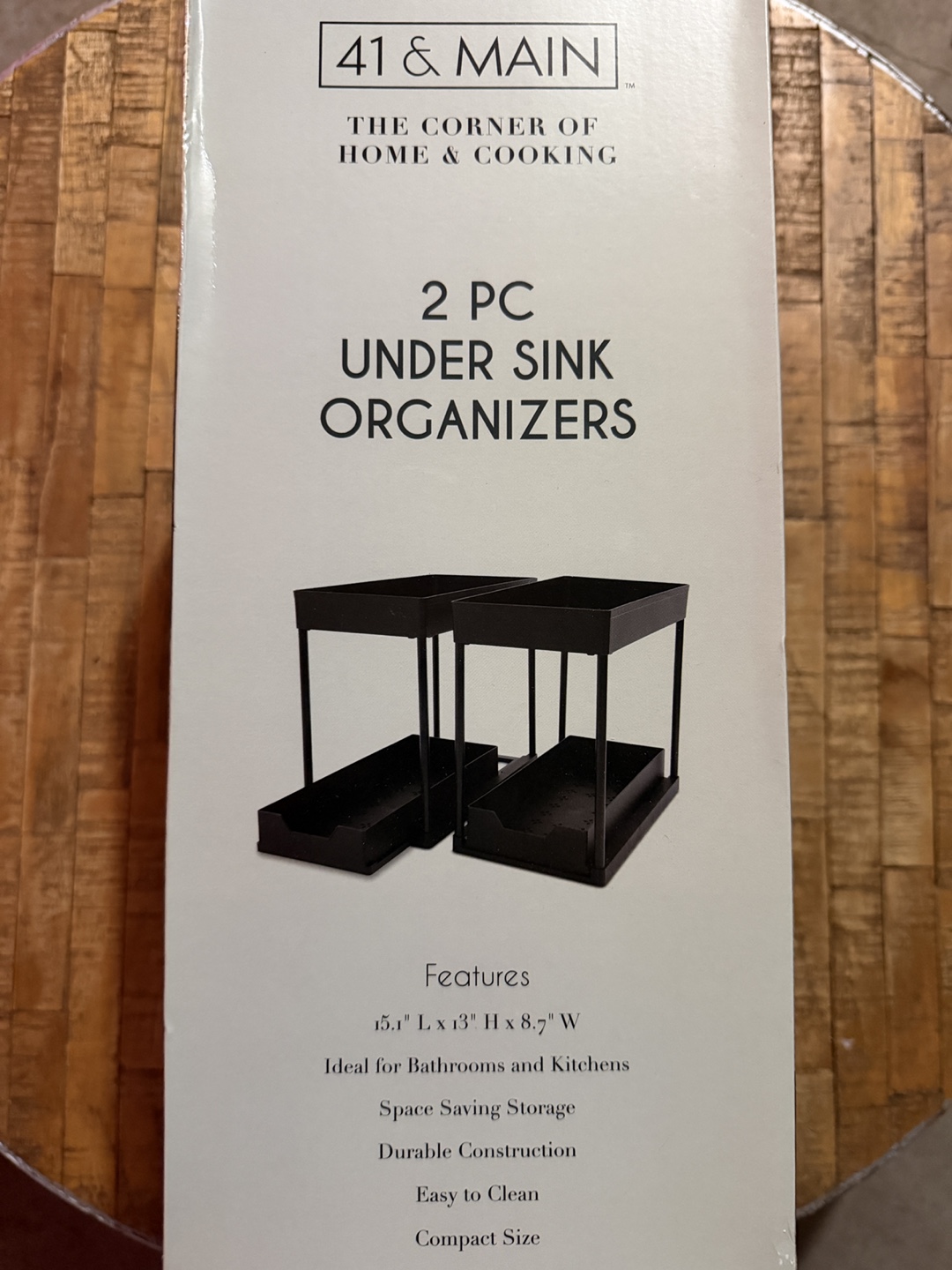 41 & Main 2-Pc Under Sink Organizers - photo 2