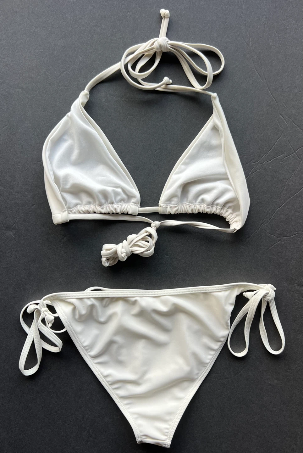 PrettyLittleThing White Bikini Swimsuit Size USA 6 - photo 5