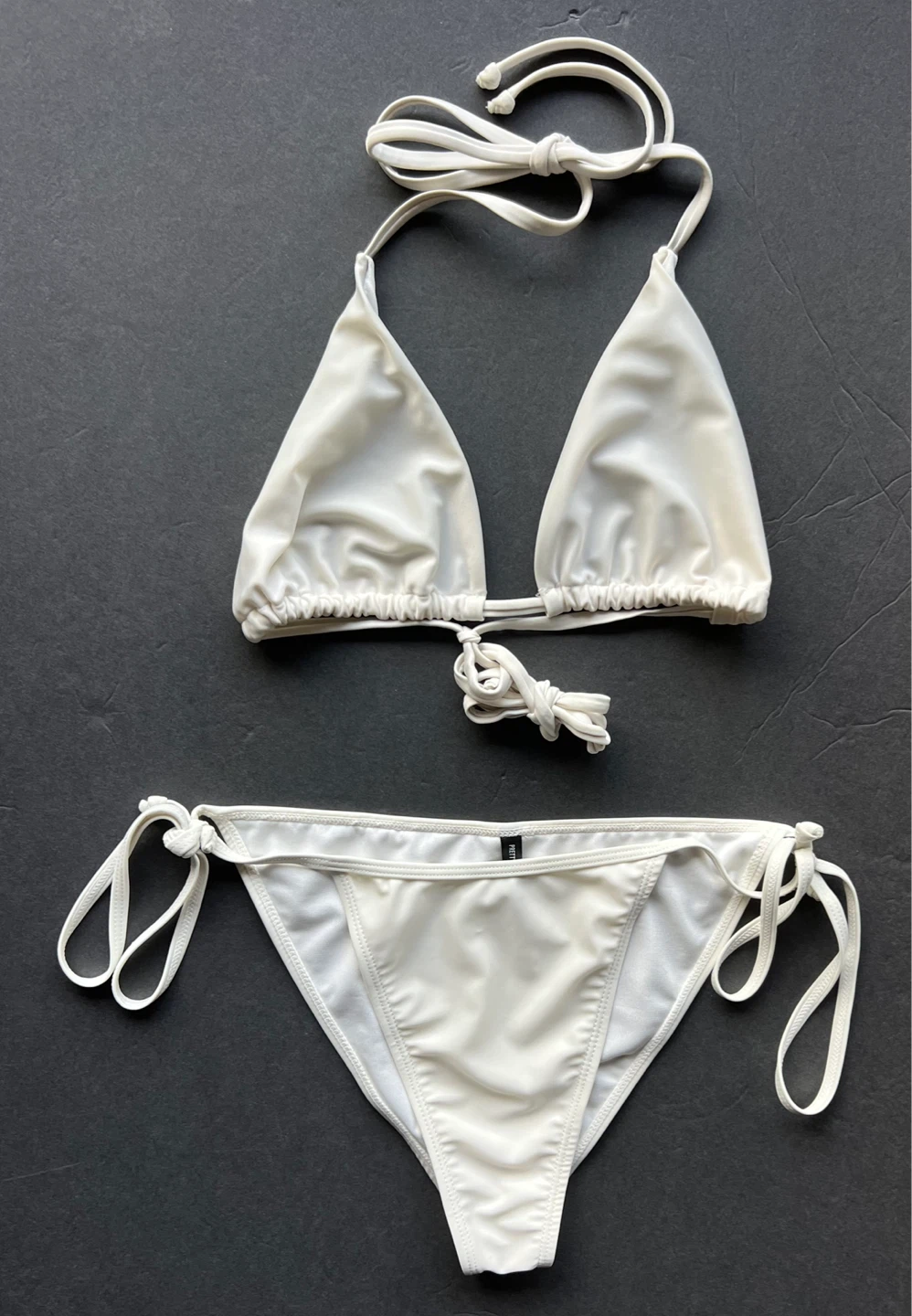 PrettyLittleThing White Bikini Swimsuit Size USA 6 - photo 4