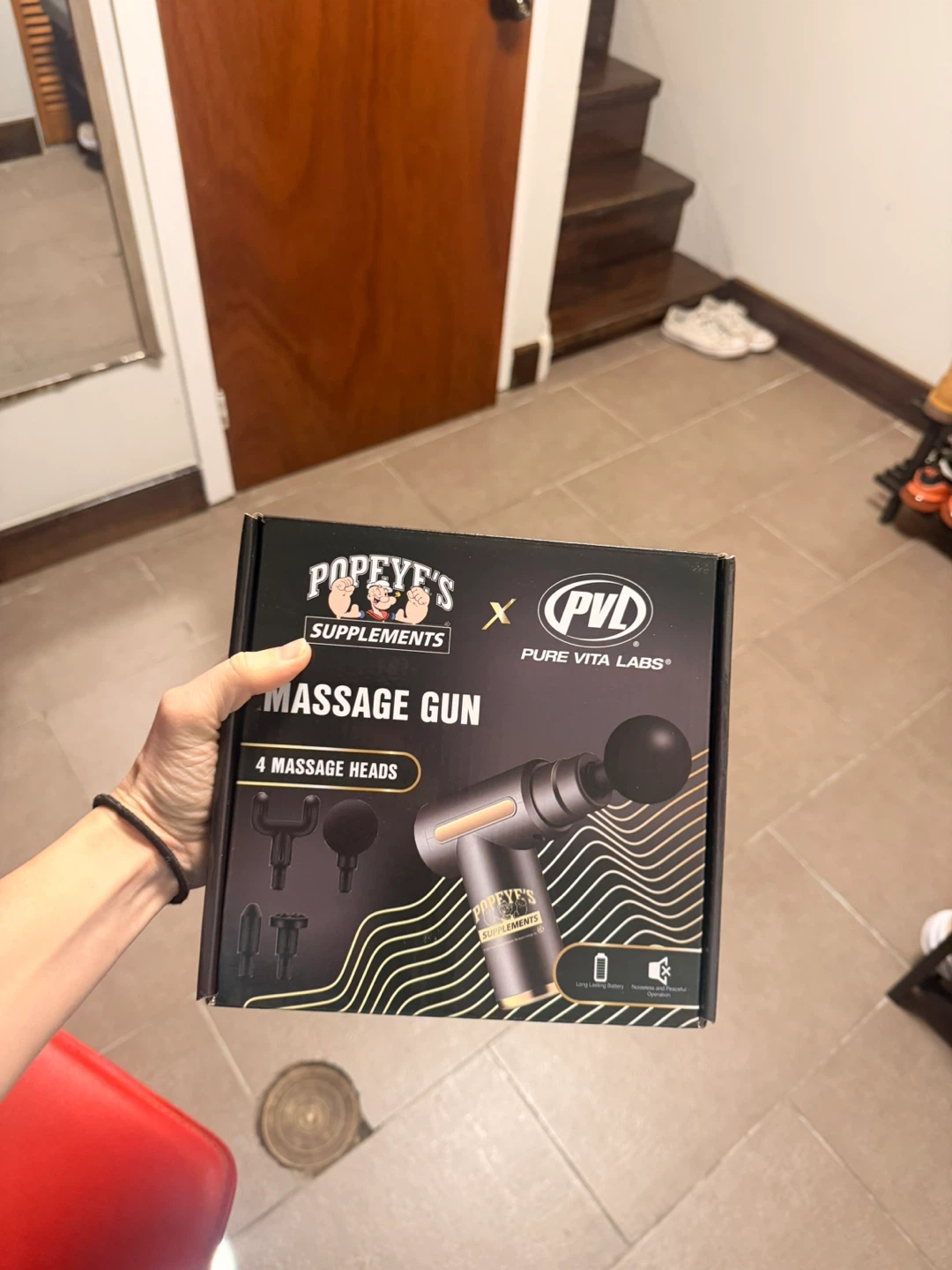 Massage Gun with 4 Heads