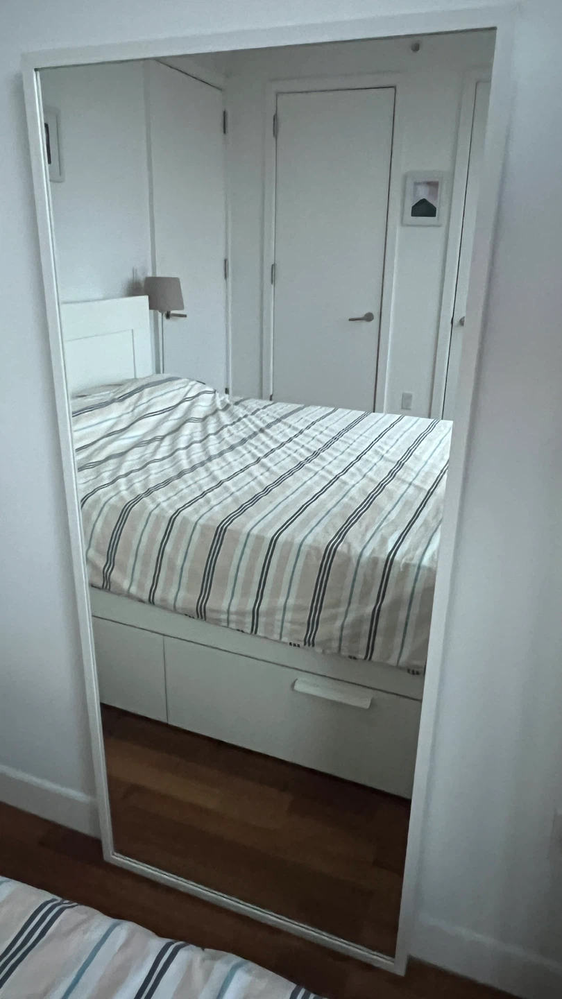Full Length Mirror with White Frame - photo 2
