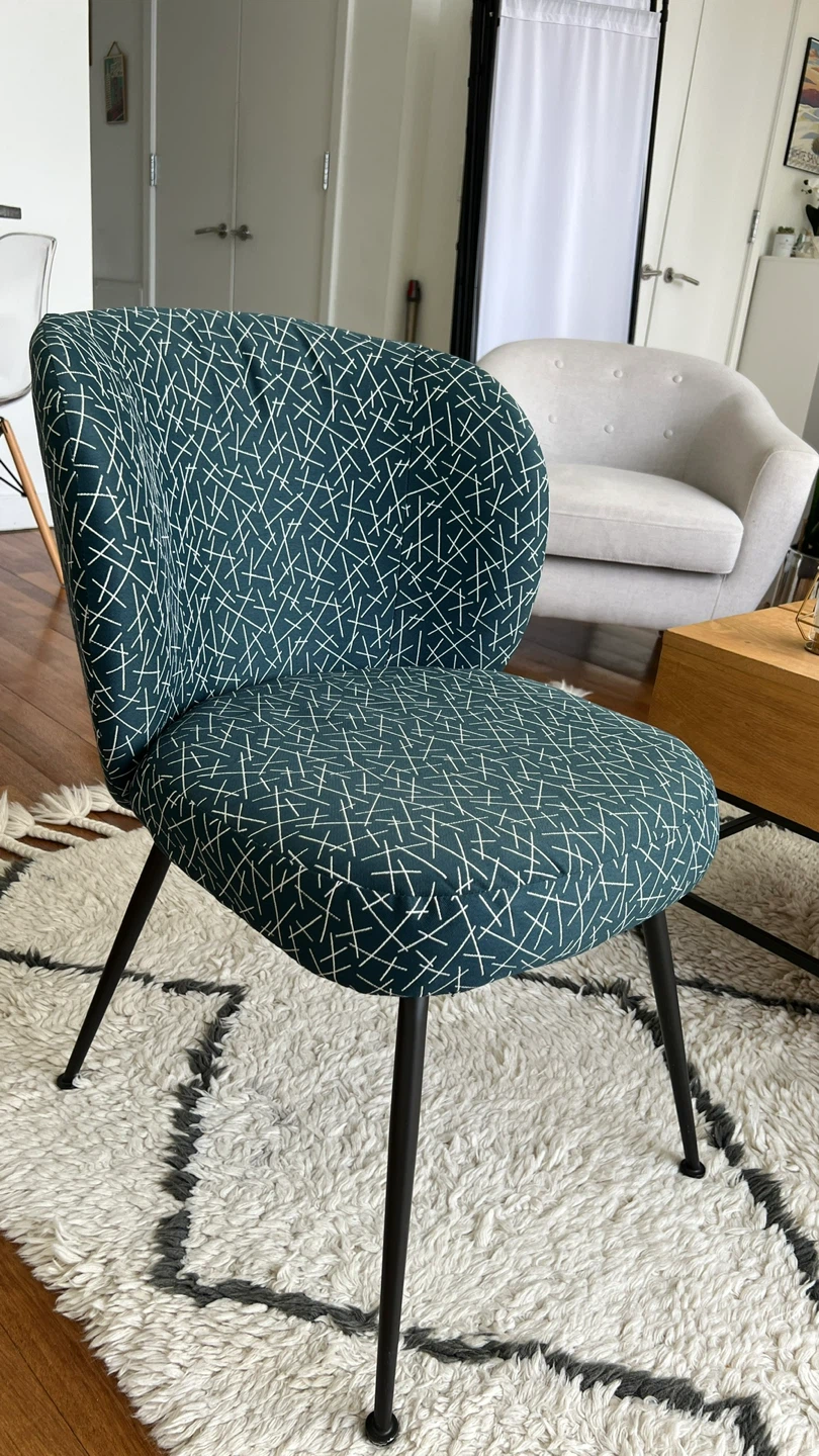 Armless Accent Chair