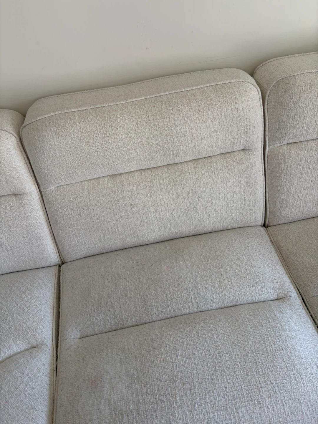 White Sectional Sofa - photo 4