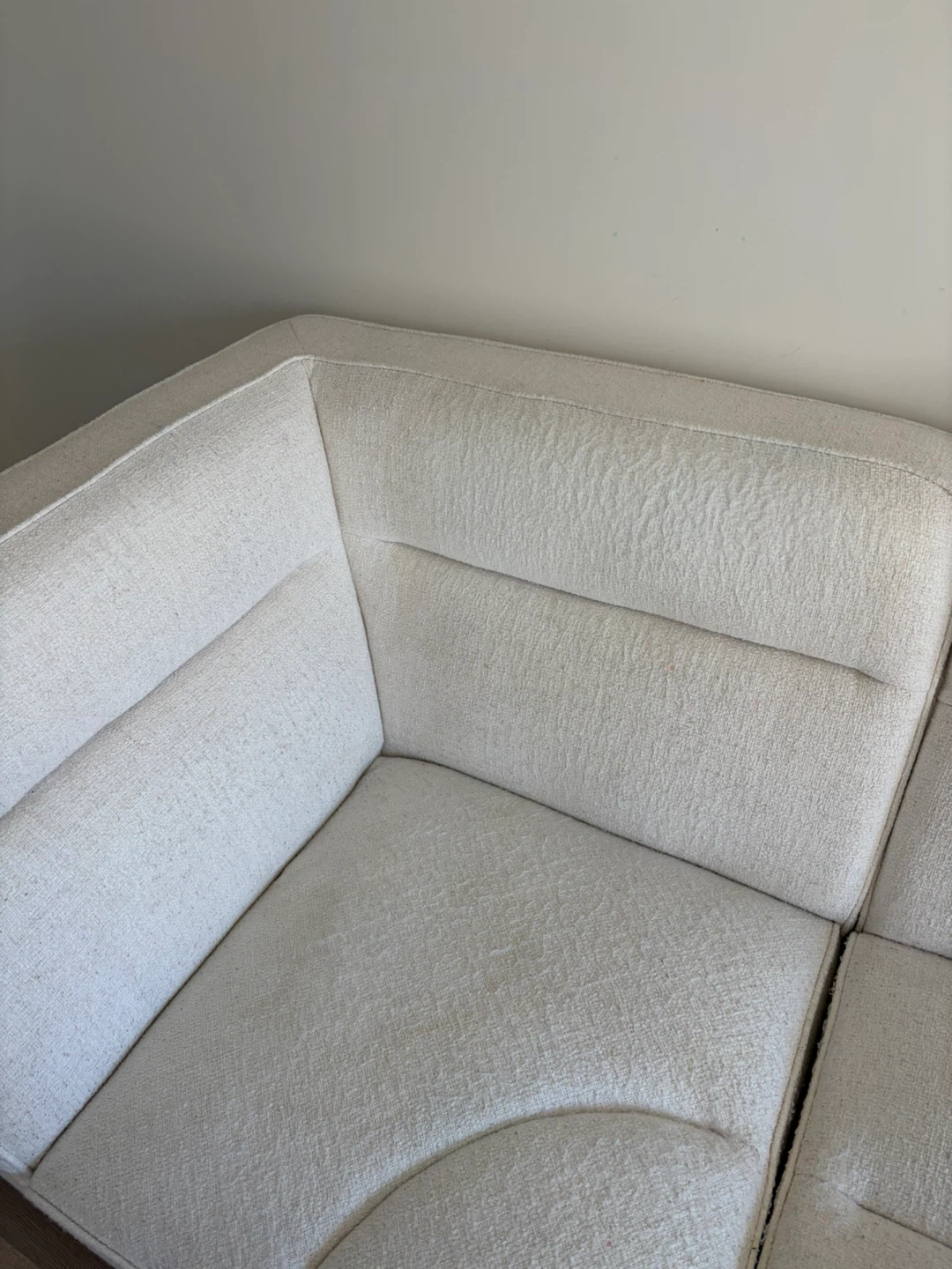 White Sectional Sofa - photo 5
