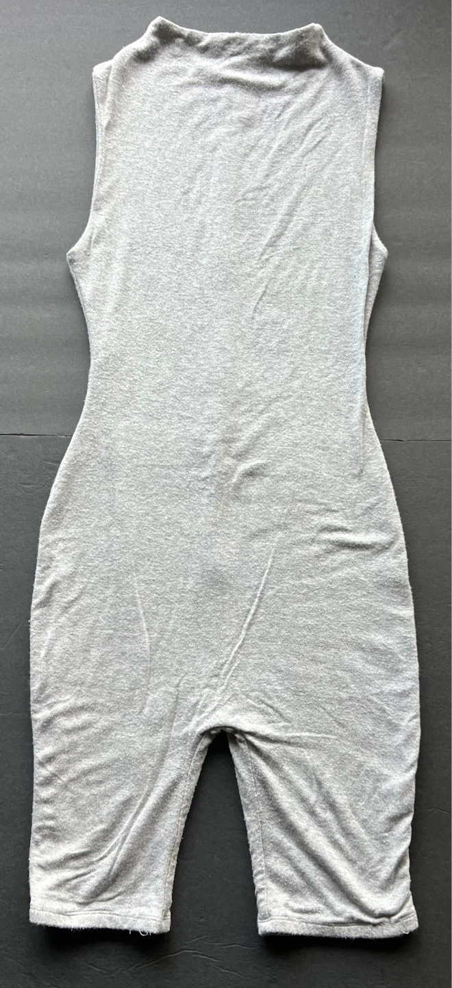 Naked Wardrobe Grey Sleeveless Bodysuit - photo 3