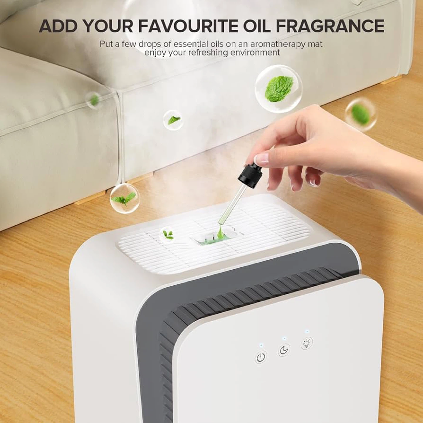 Compact Dehumidifier with 7 Color Ambient Lighting - photo 2