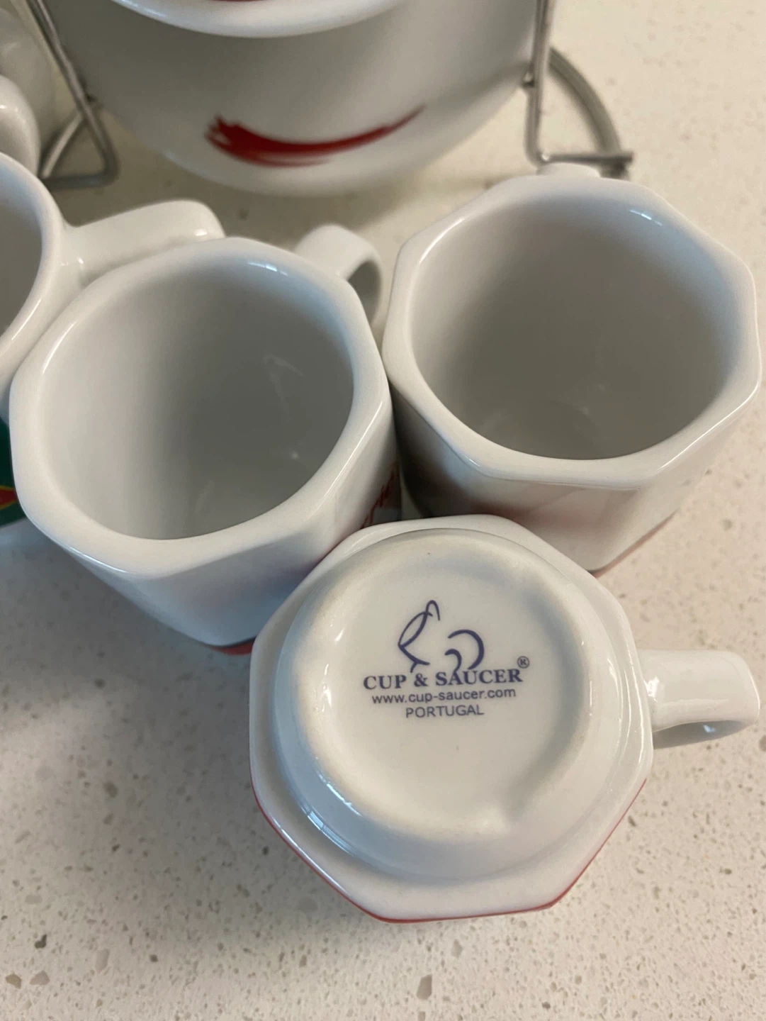 Delta / Torrié Espresso Cups and Saucers Set with Rack - photo 2