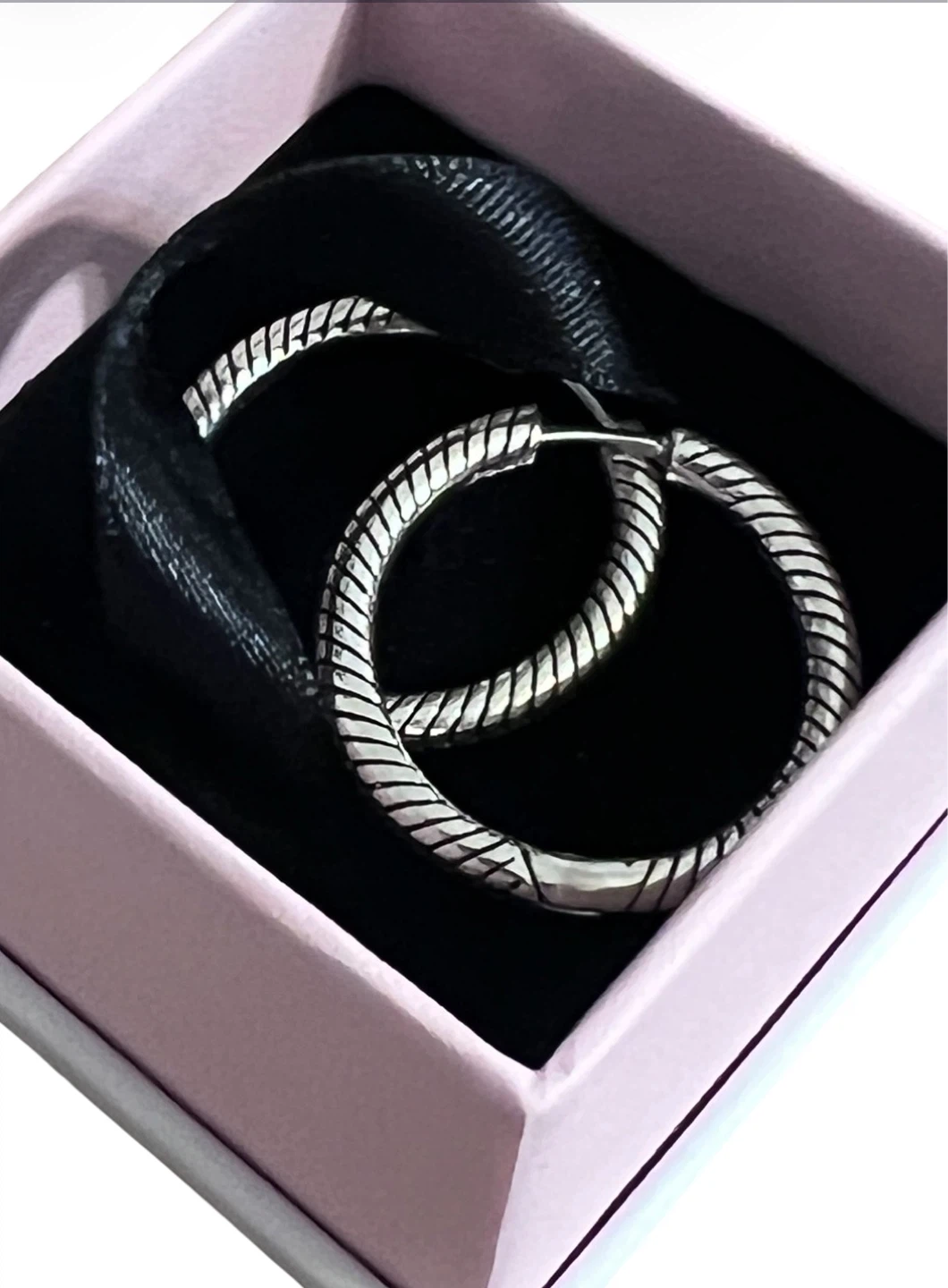 Pandora Moments Charm Earrings (Sterling Silver) – Brand New - photo 2