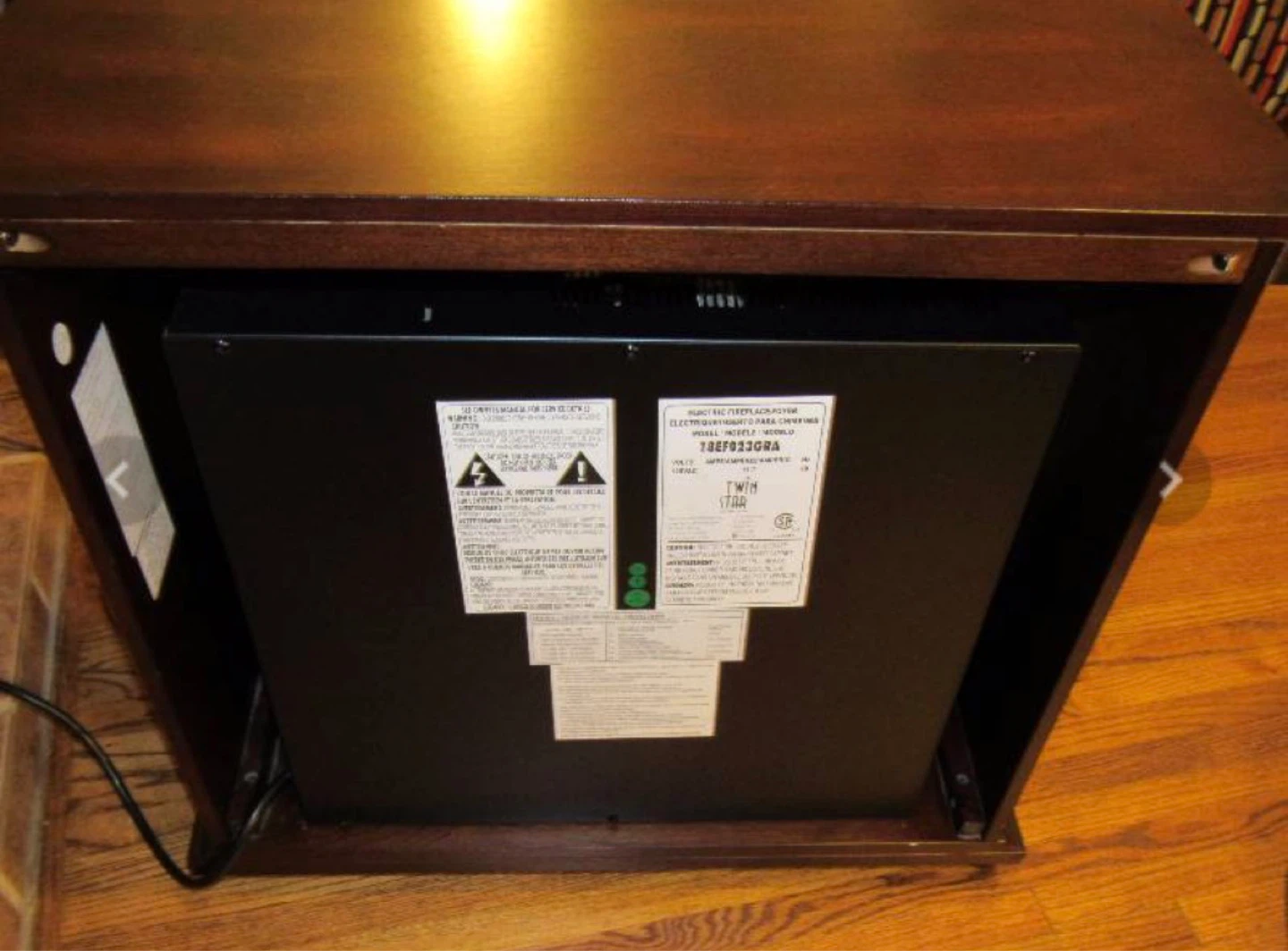 Compact Electric Fireplace Heater - photo 2