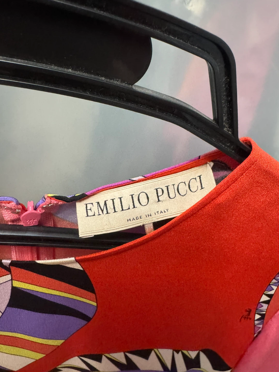 Emilio Pucci Printed Dress with Lace Trim - photo 3