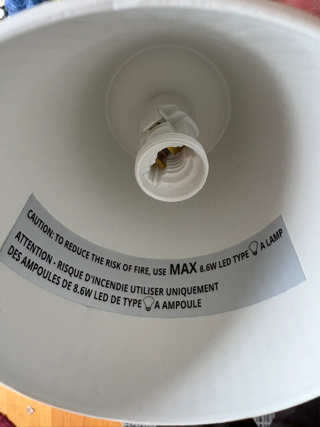 White Pendant Lamp - photo 3