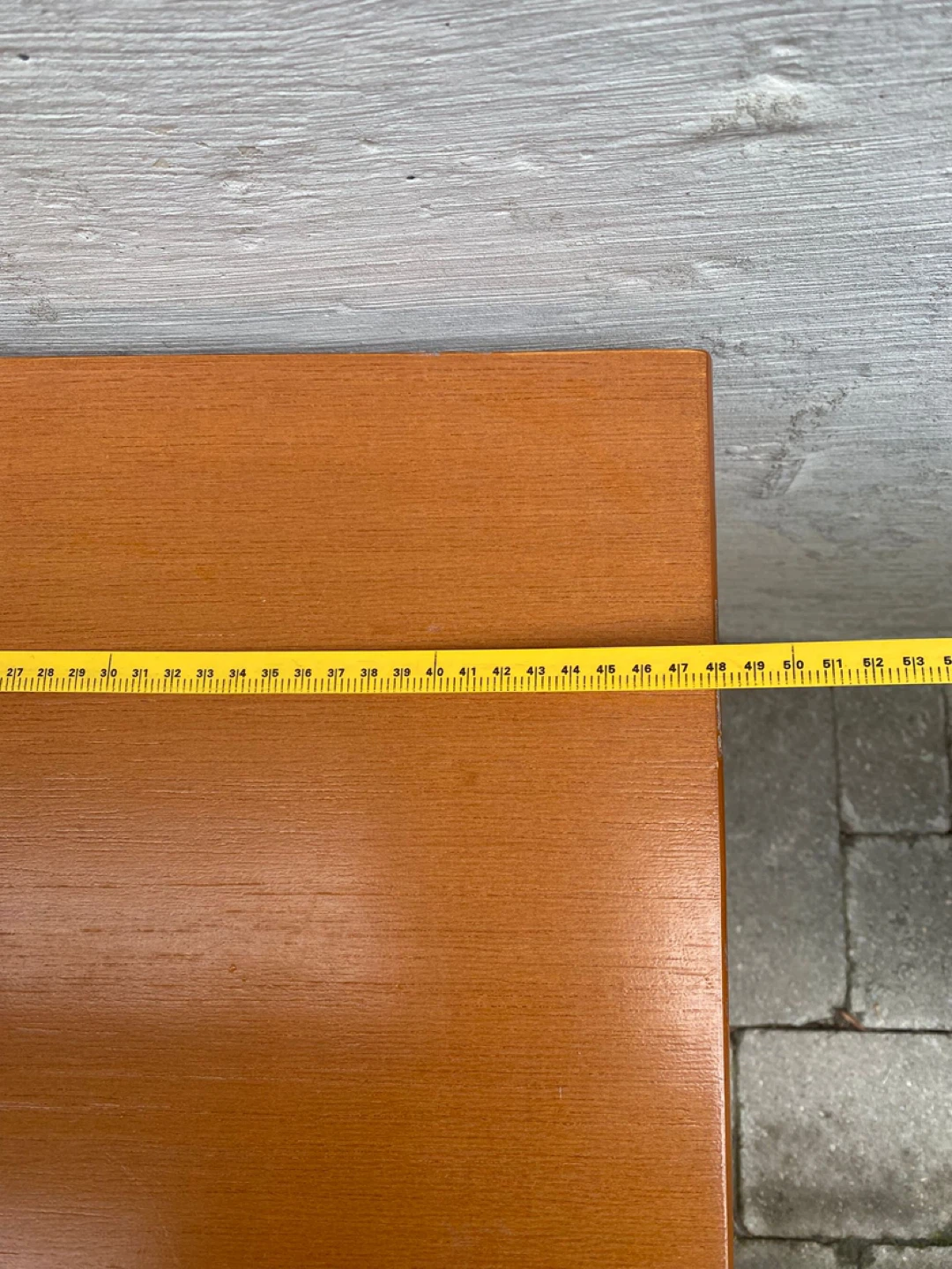 Wooden End Table with Drawer - photo 5