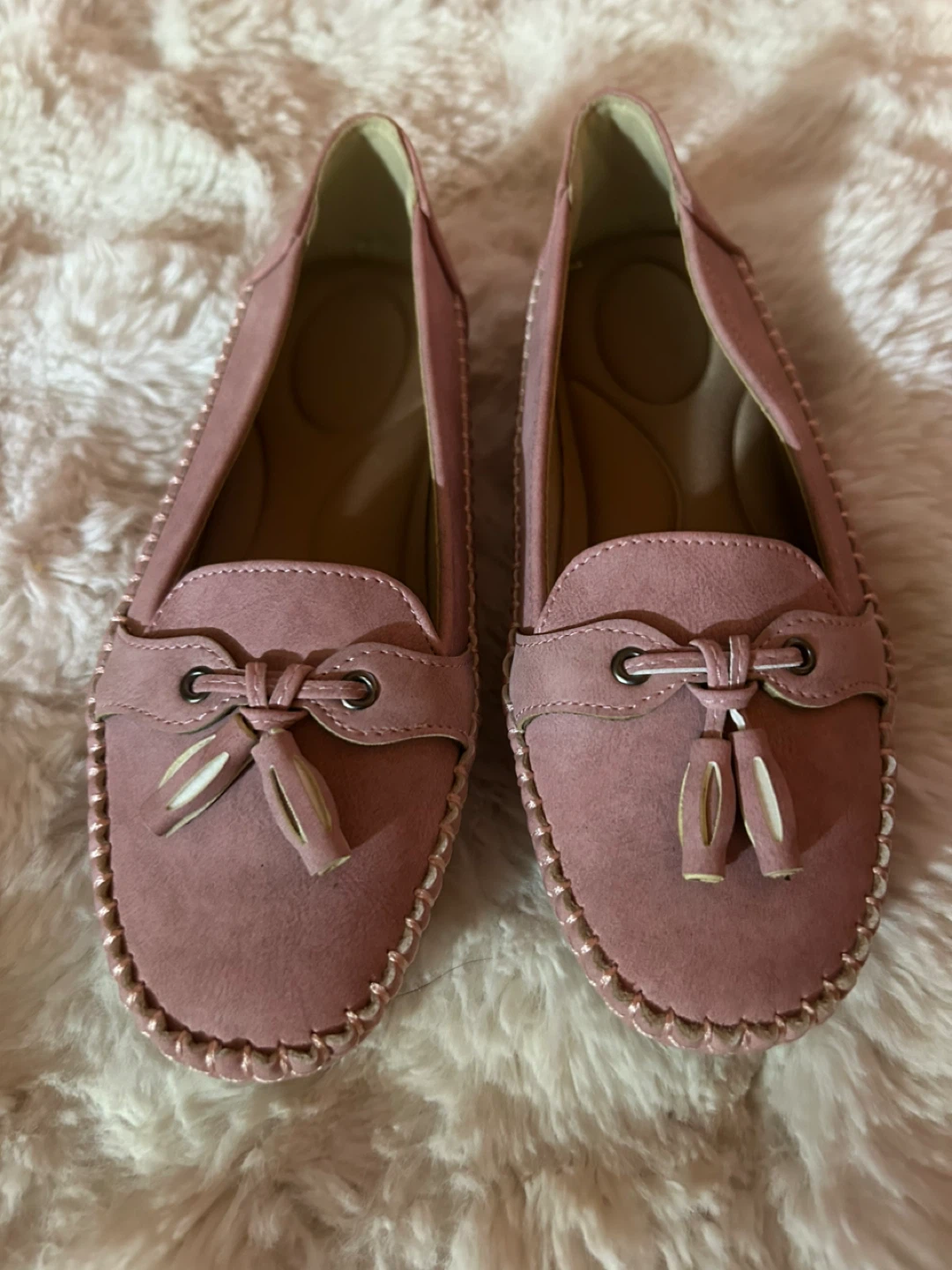 Pink Tassel Loafer Flats - Size 36 - photo 4