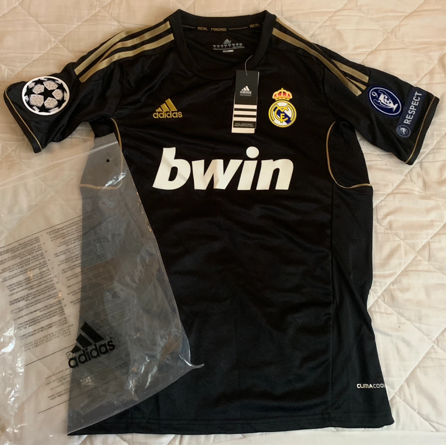 Cristiano Ronaldo Real Madrid 2011/12 Away Jersey - Size S - photo 4