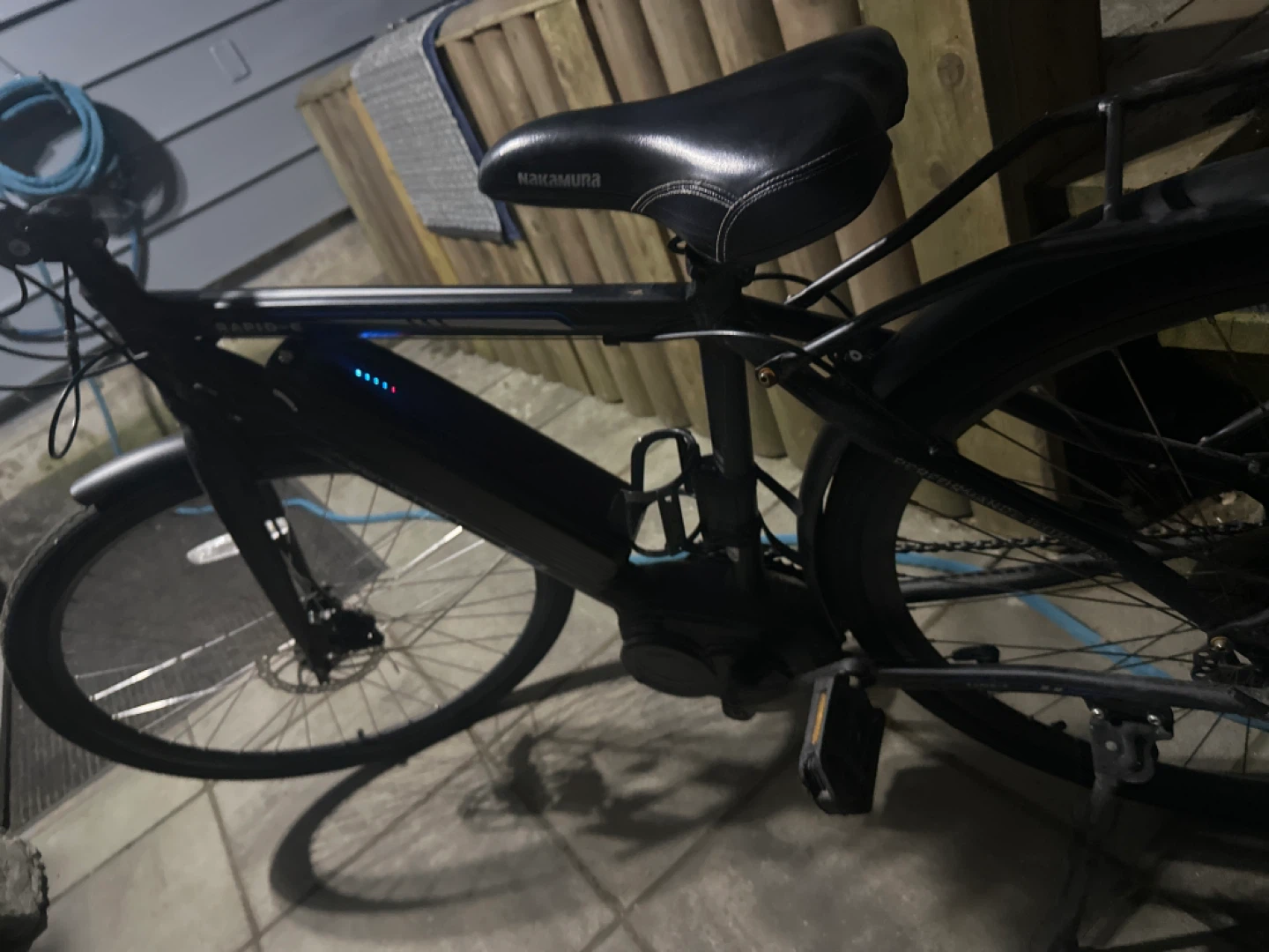 Black Electric Bike with Digital Display - photo 4