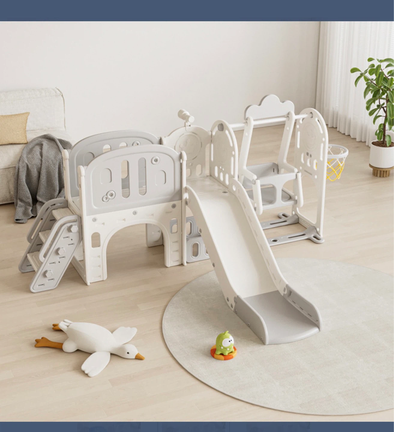 Kids Playground Slide and Swing Set - photo 3