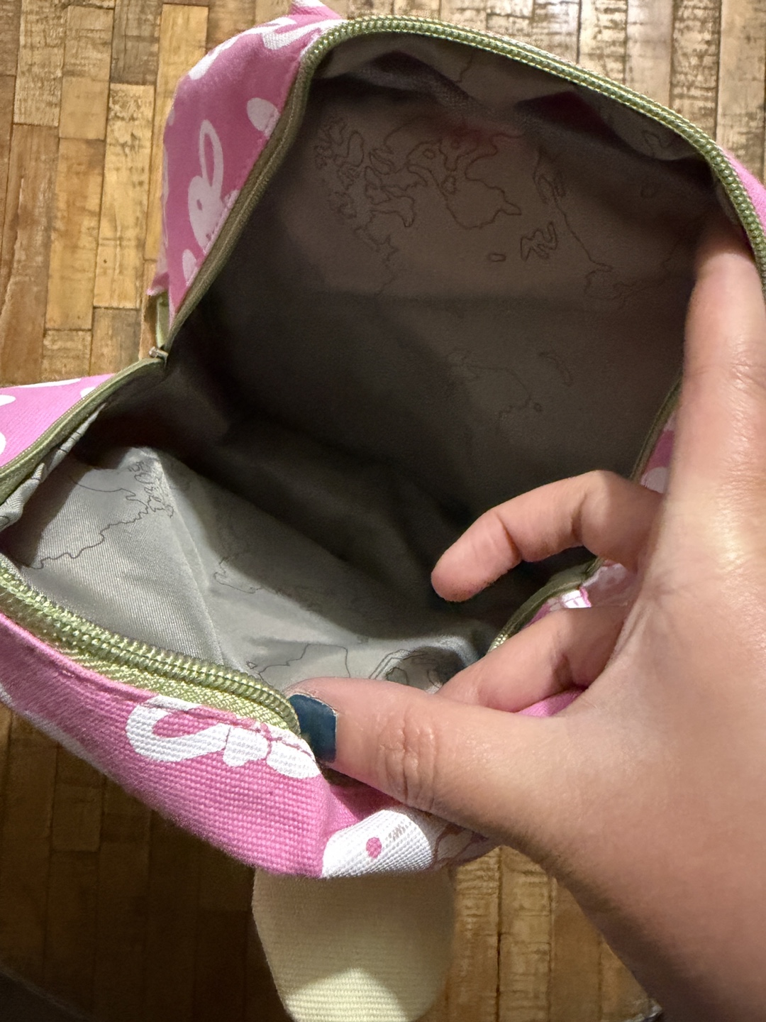 Pink Bunny Baby Toddler Backpack - photo 3