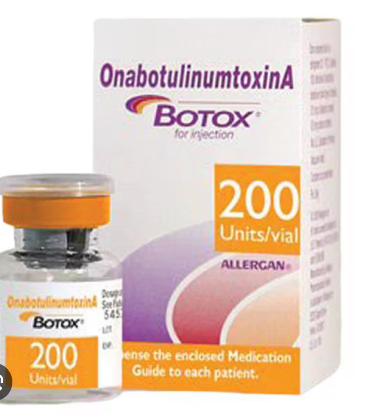 Botox 200 Units vial for $470