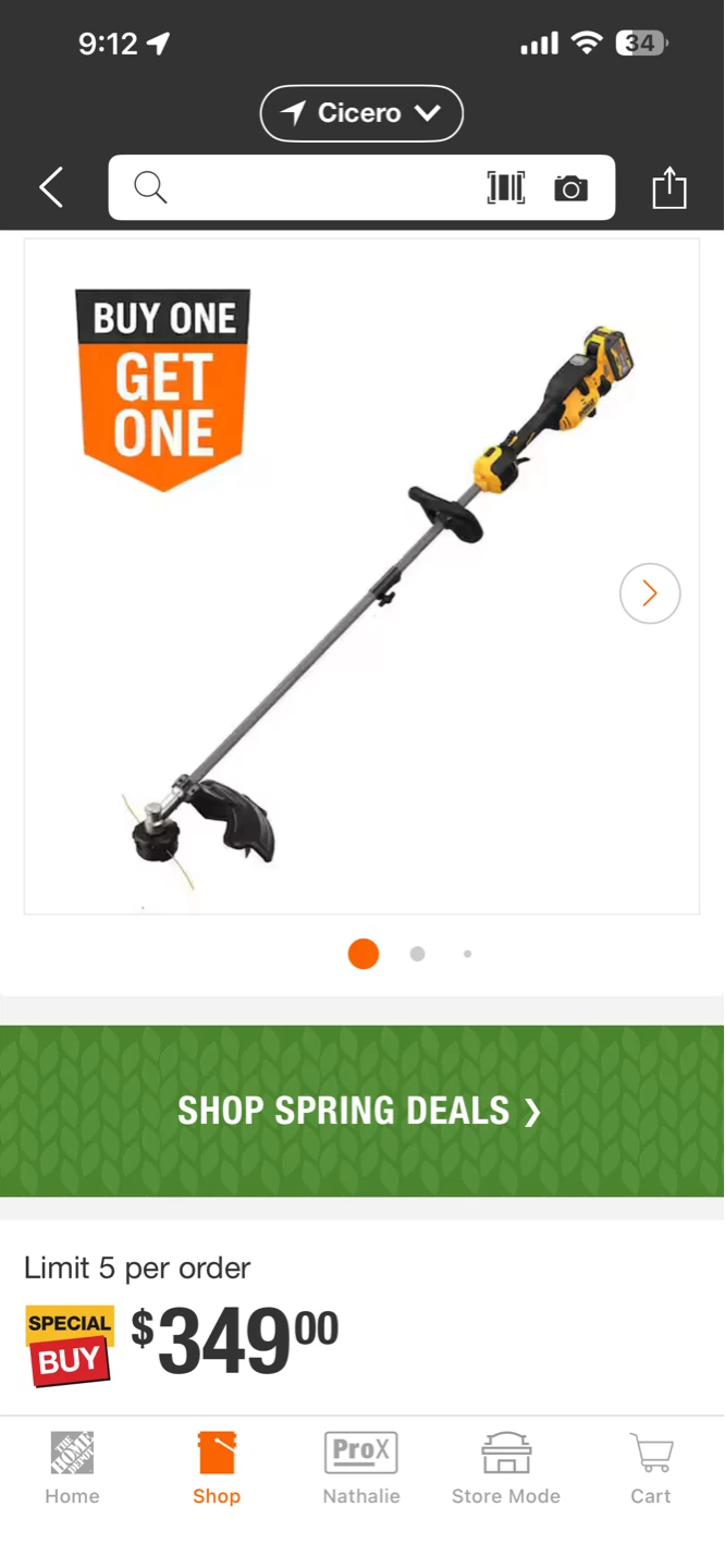 DEWALT FLEXVOLT Cordless Trimmer