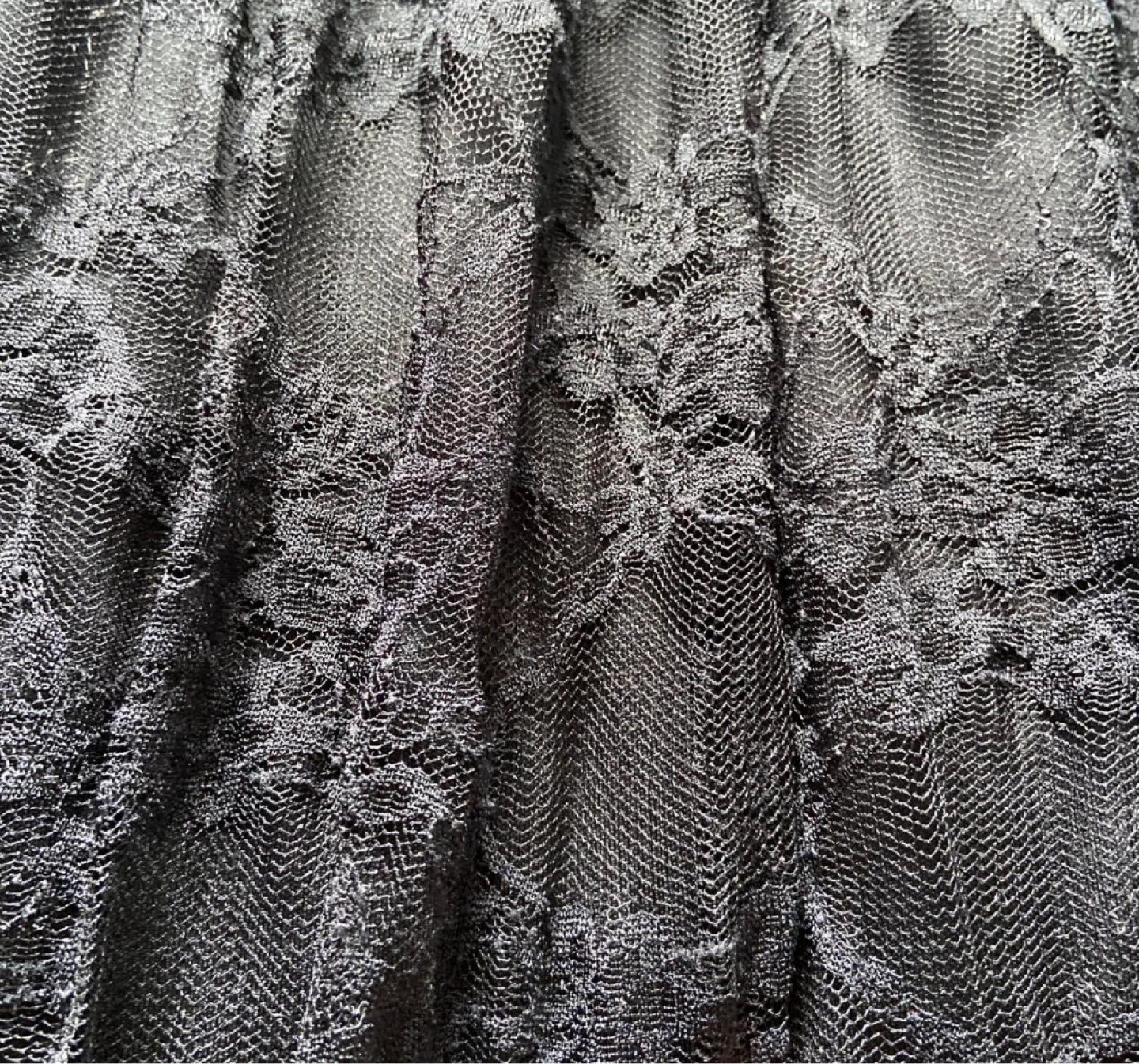 Nella Fantasia Black Lace Strapless Hi-Lo Dress - photo 3