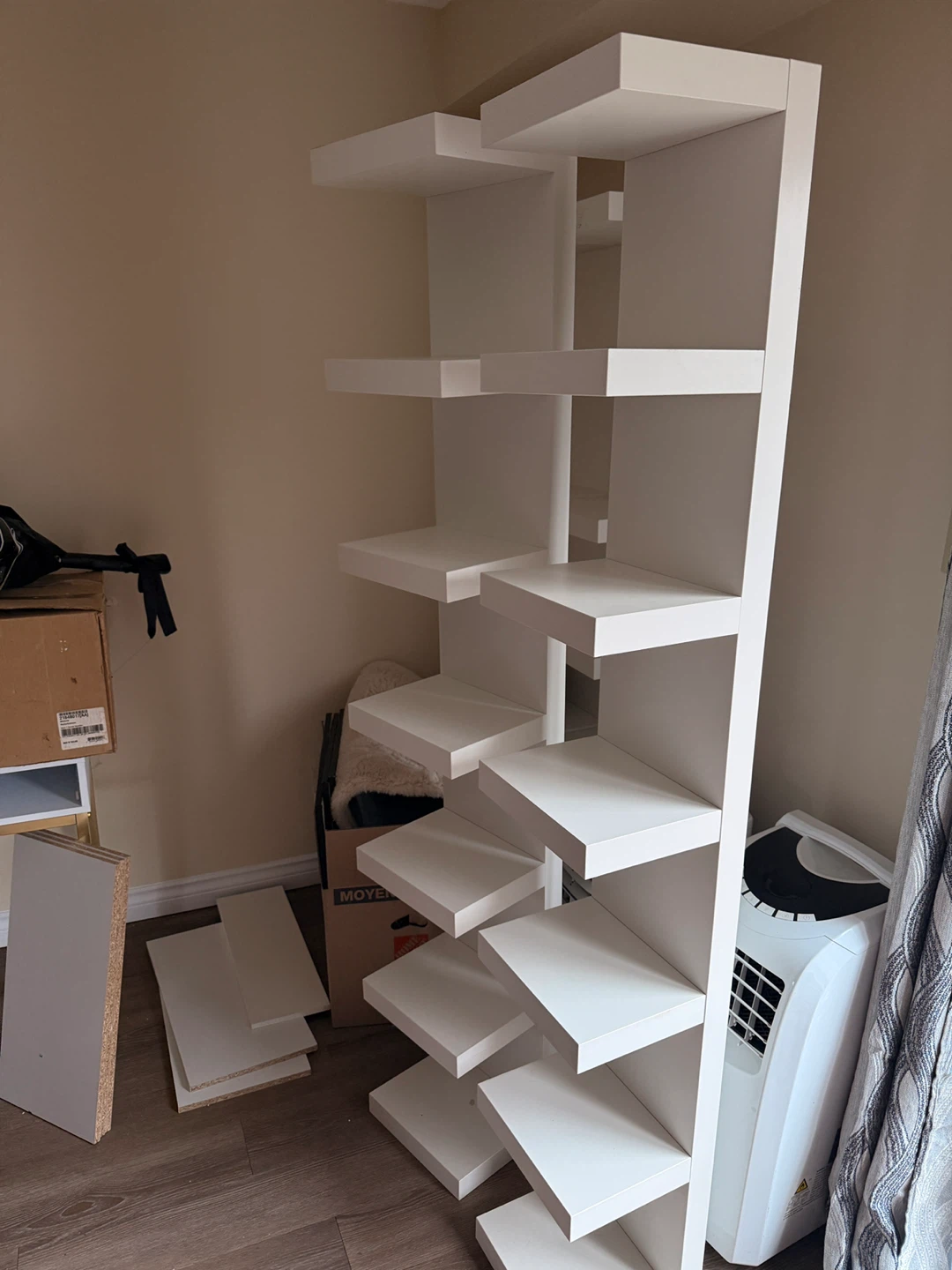 IKEA White Shelf Unit $50 each $180 for all 4. - photo 2
