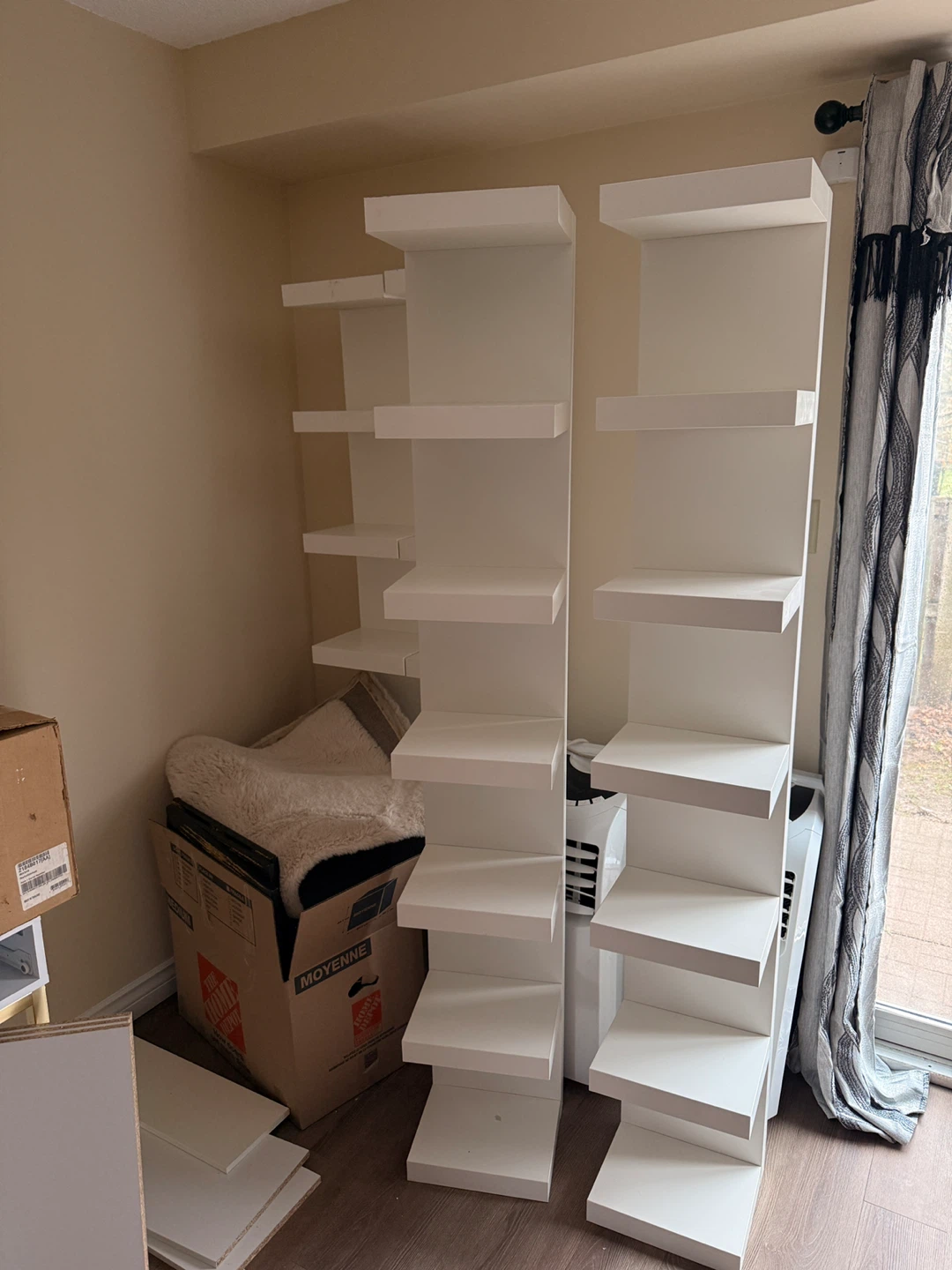 IKEA White Shelf Unit $50 each $180 for all 4. - photo 5