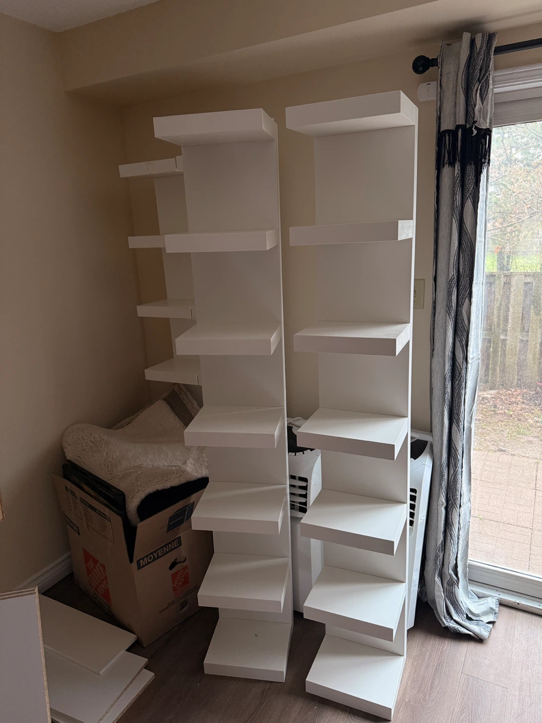 IKEA White Shelf Unit $50 each $180 for all 4. - photo 4