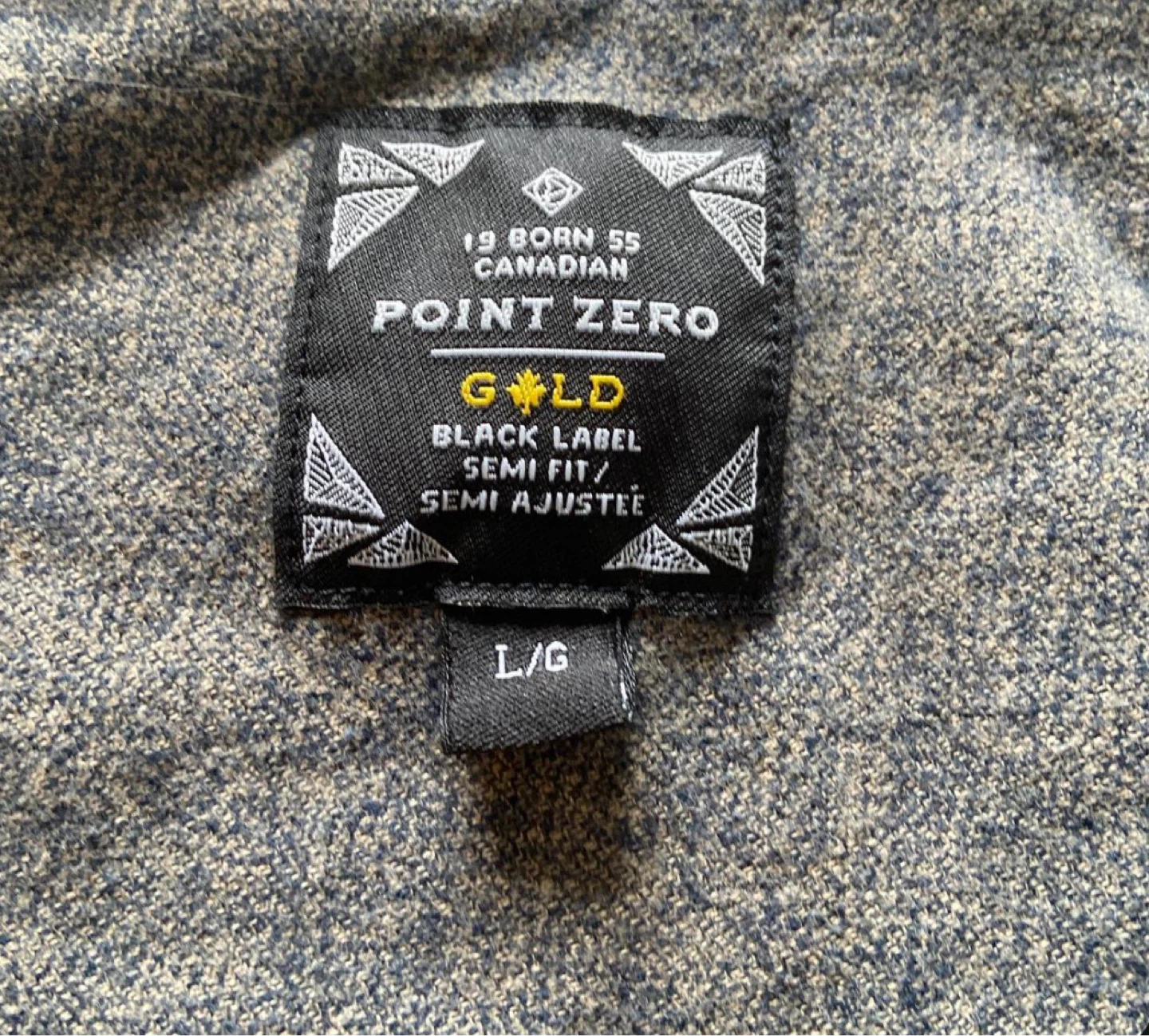 Point Zero Plaid Flannel Shirt - Size L - photo 4