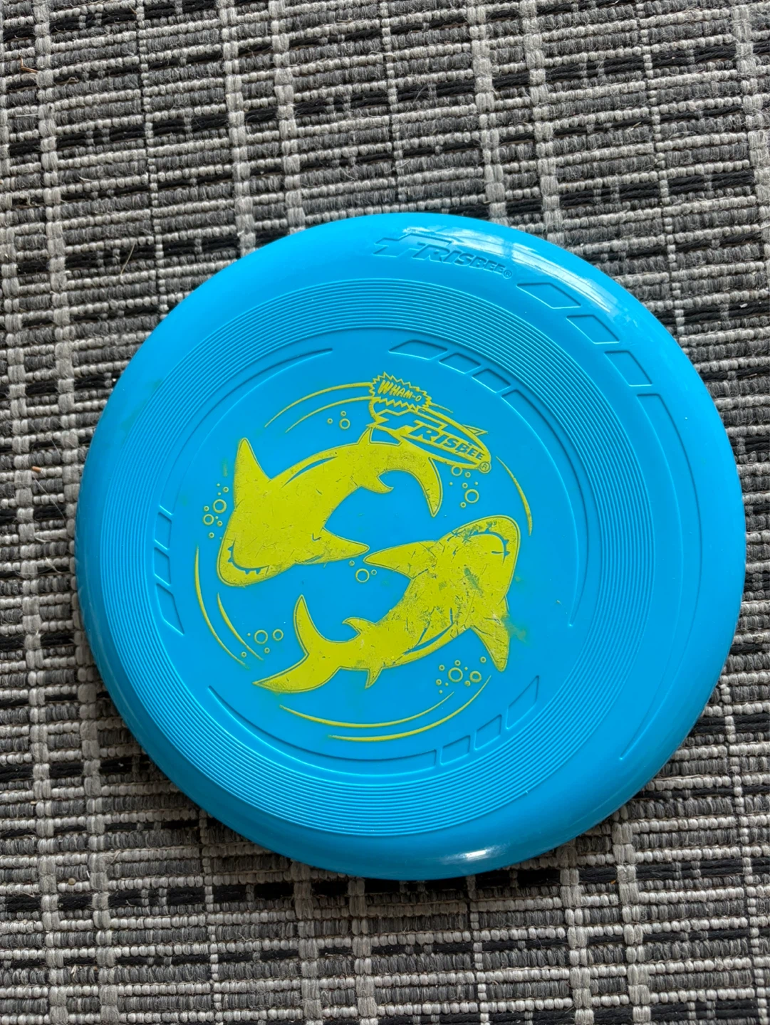 Wham-O Frisbee Blue Shark Design