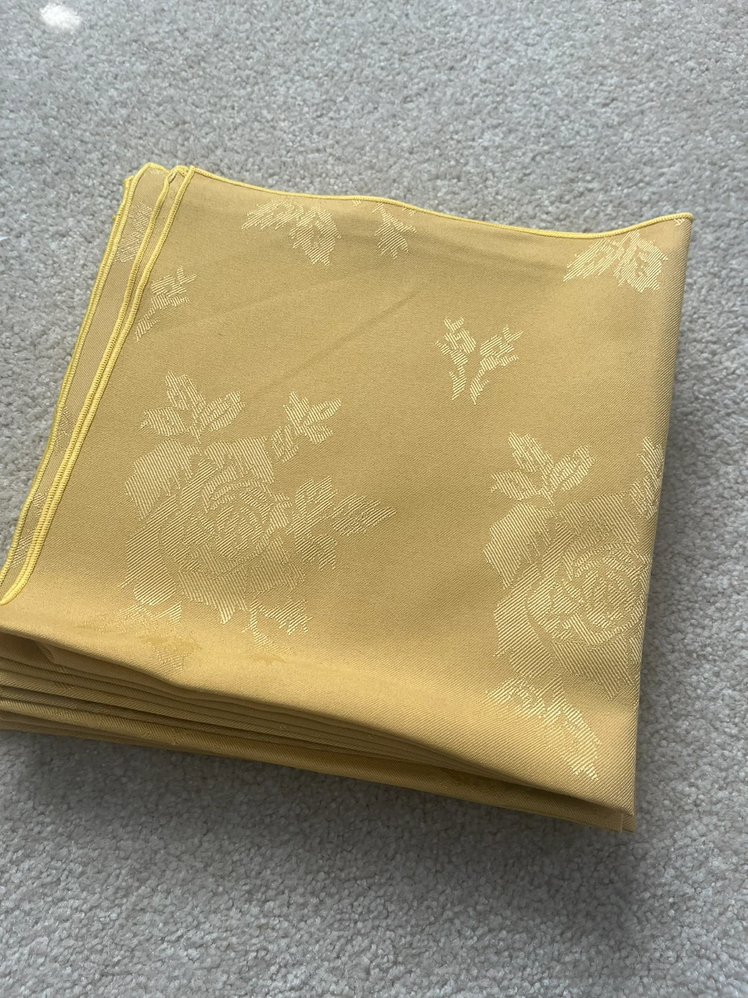 Yellow Damask Napkins