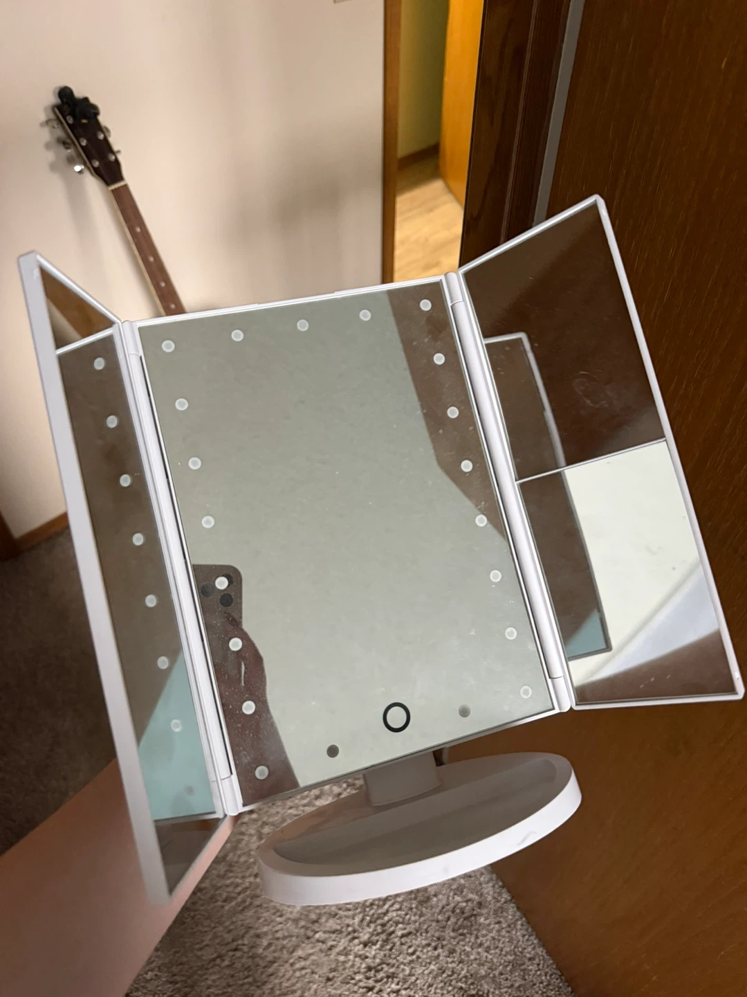Magicfly Tri-Fold LED Makeup Mirror
