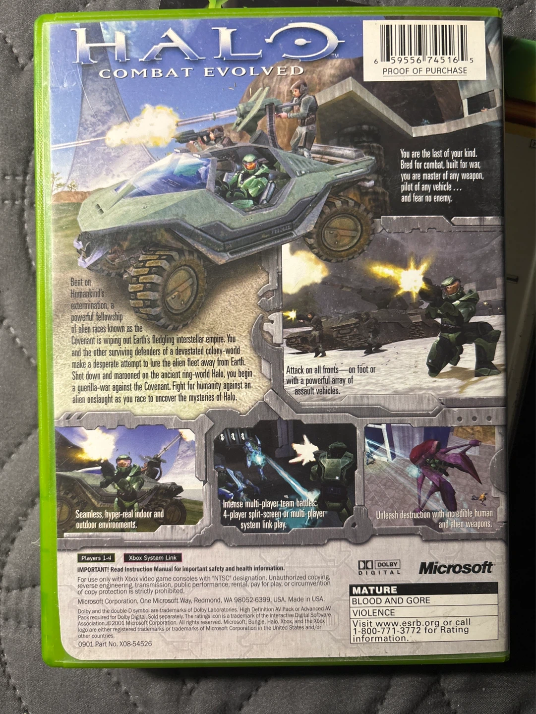 Halo Combat Evolved - Original Xbox Video Game - photo 4