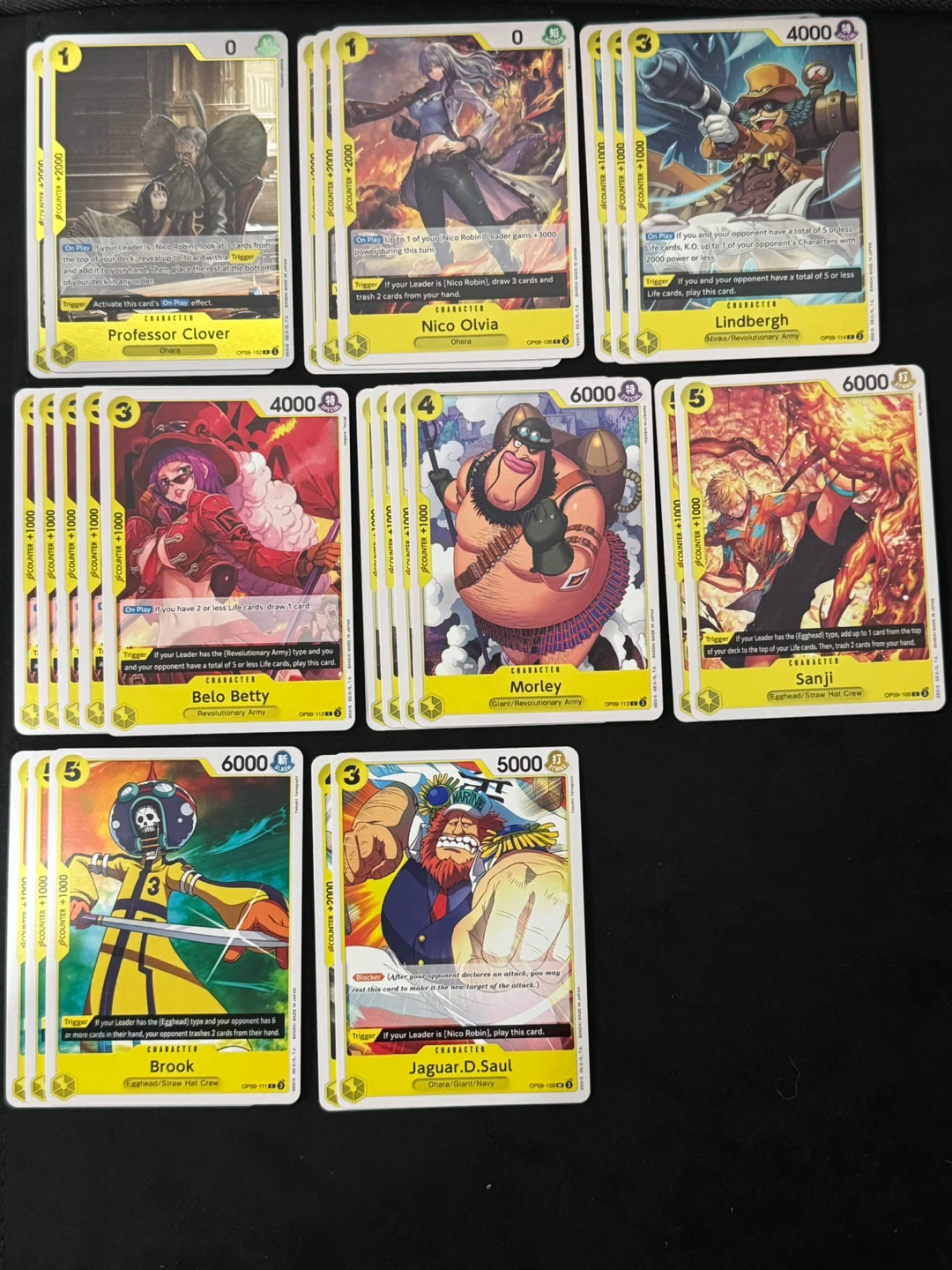 One Piece OP09 Bulk Lot – Sorted by Color Playables - photo 4