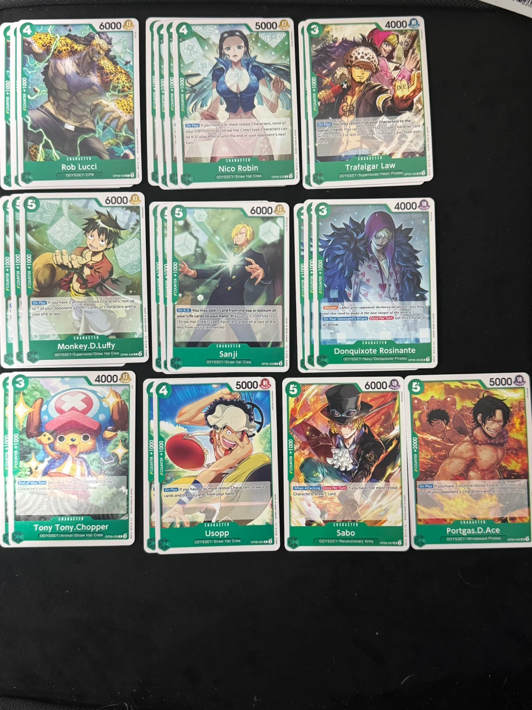One Piece OP09 Bulk Lot – Sorted by Color Playables - photo 3