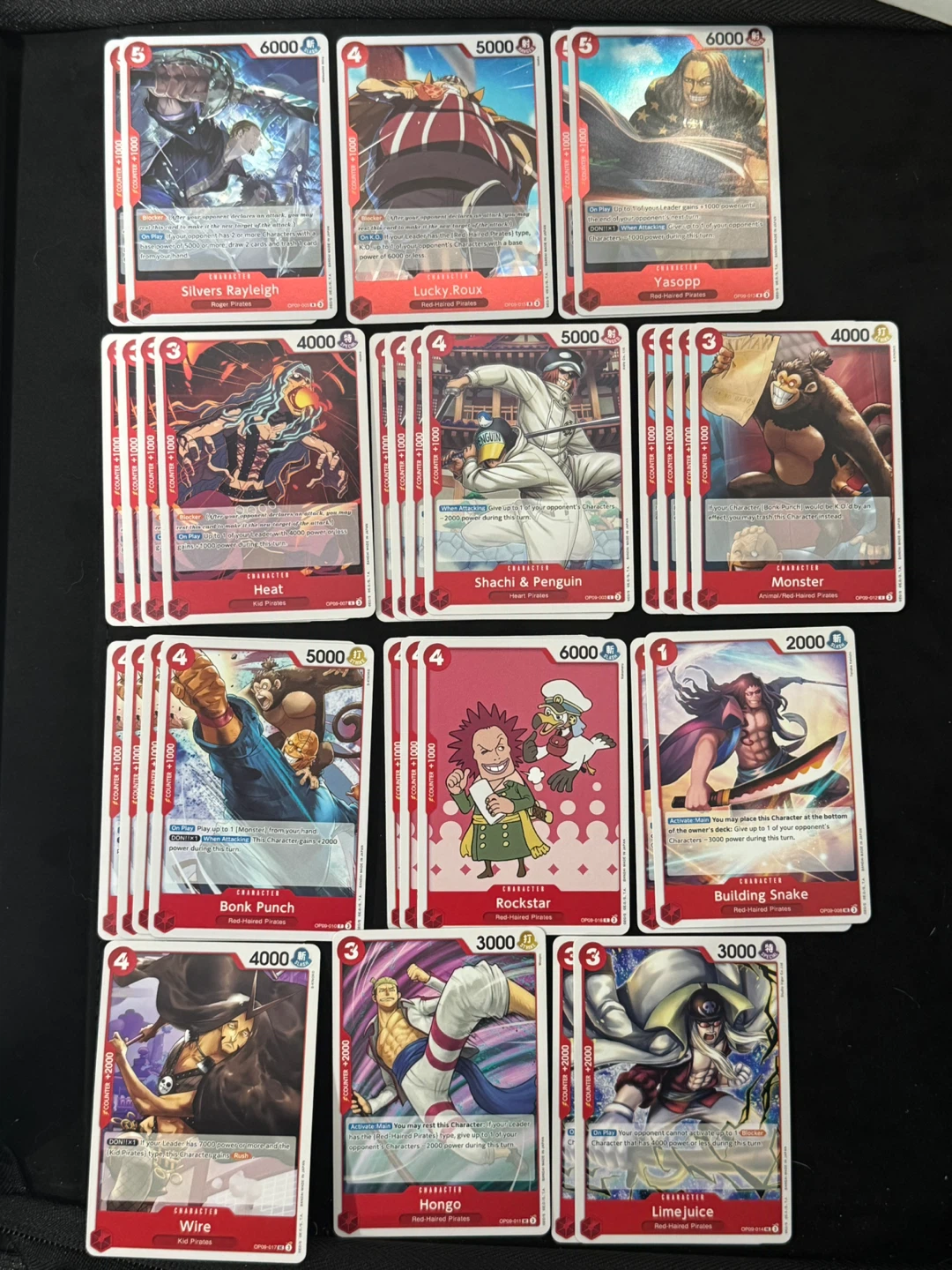 One Piece OP09 Bulk Lot – Sorted by Color Playables - photo 5