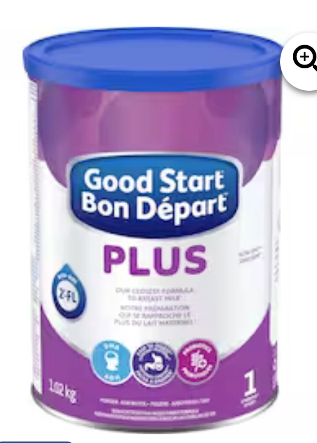 Good Start Bon Départ PLUS 1 Infant Formula, 1.02 kg