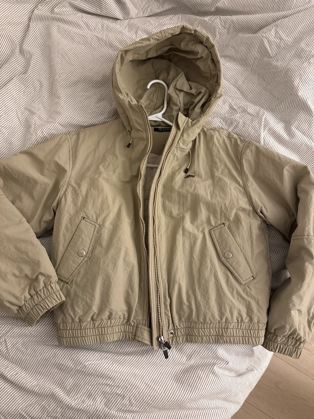 Cropped Bomber Jacket