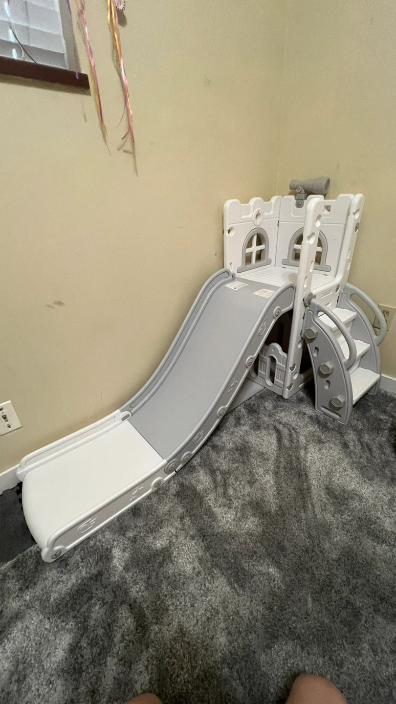Children's Castle Slide and Climber