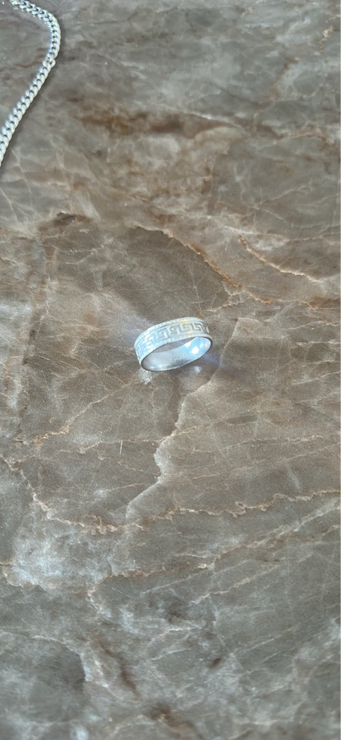 Greek Key Pattern Ring