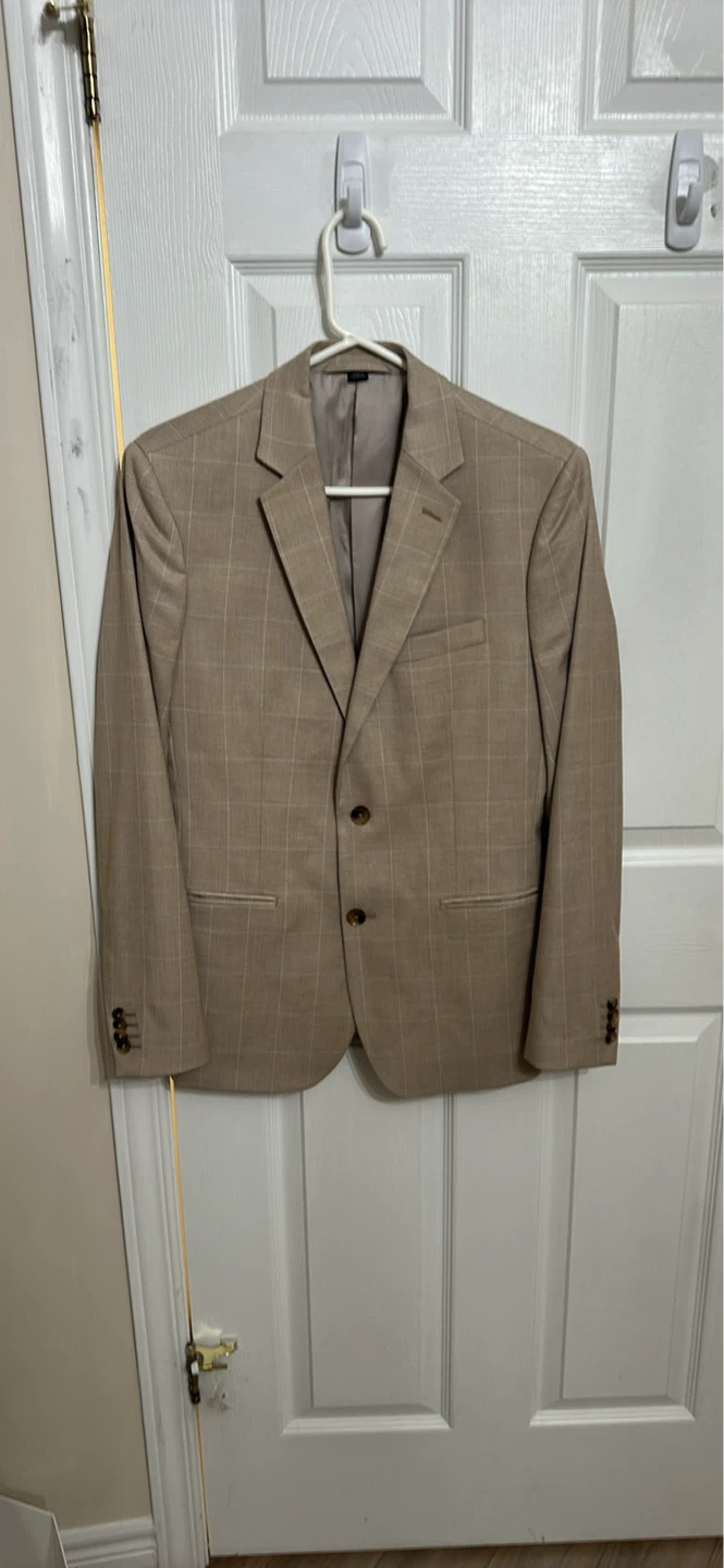 RW & CO. Men's Plaid Suit Jacket and Pants Set