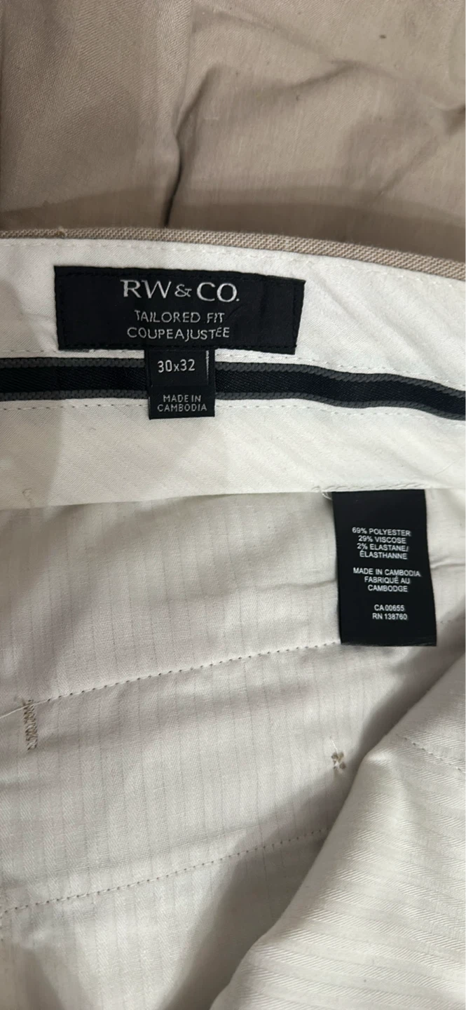 RW & CO. Men's Plaid Suit Jacket and Pants Set - photo 3
