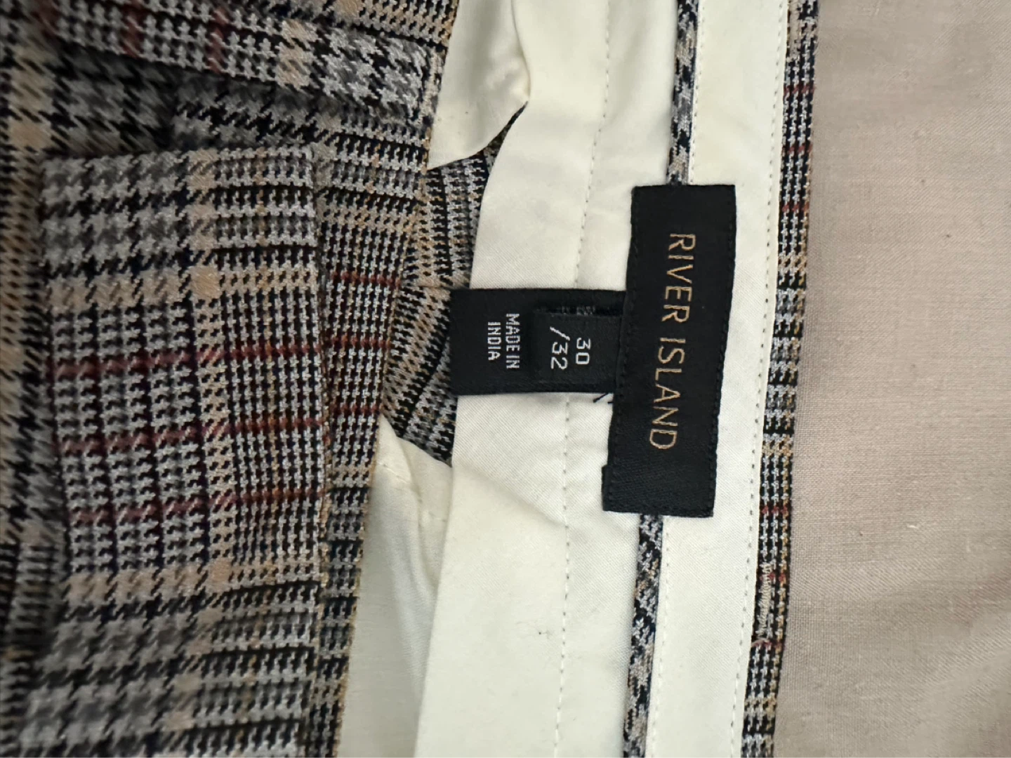 River Island Plaid Suit Jacket and Pants Set - 38R - photo 4