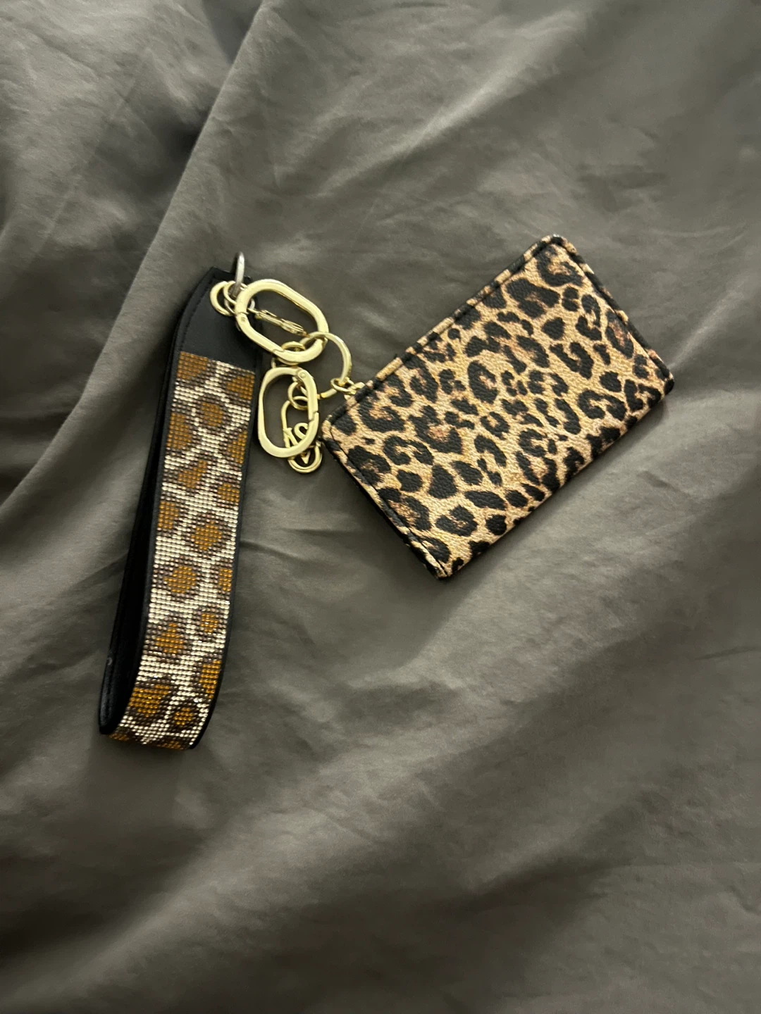 Victoria’s Secret Leopard Print Card Holder with Wristlet