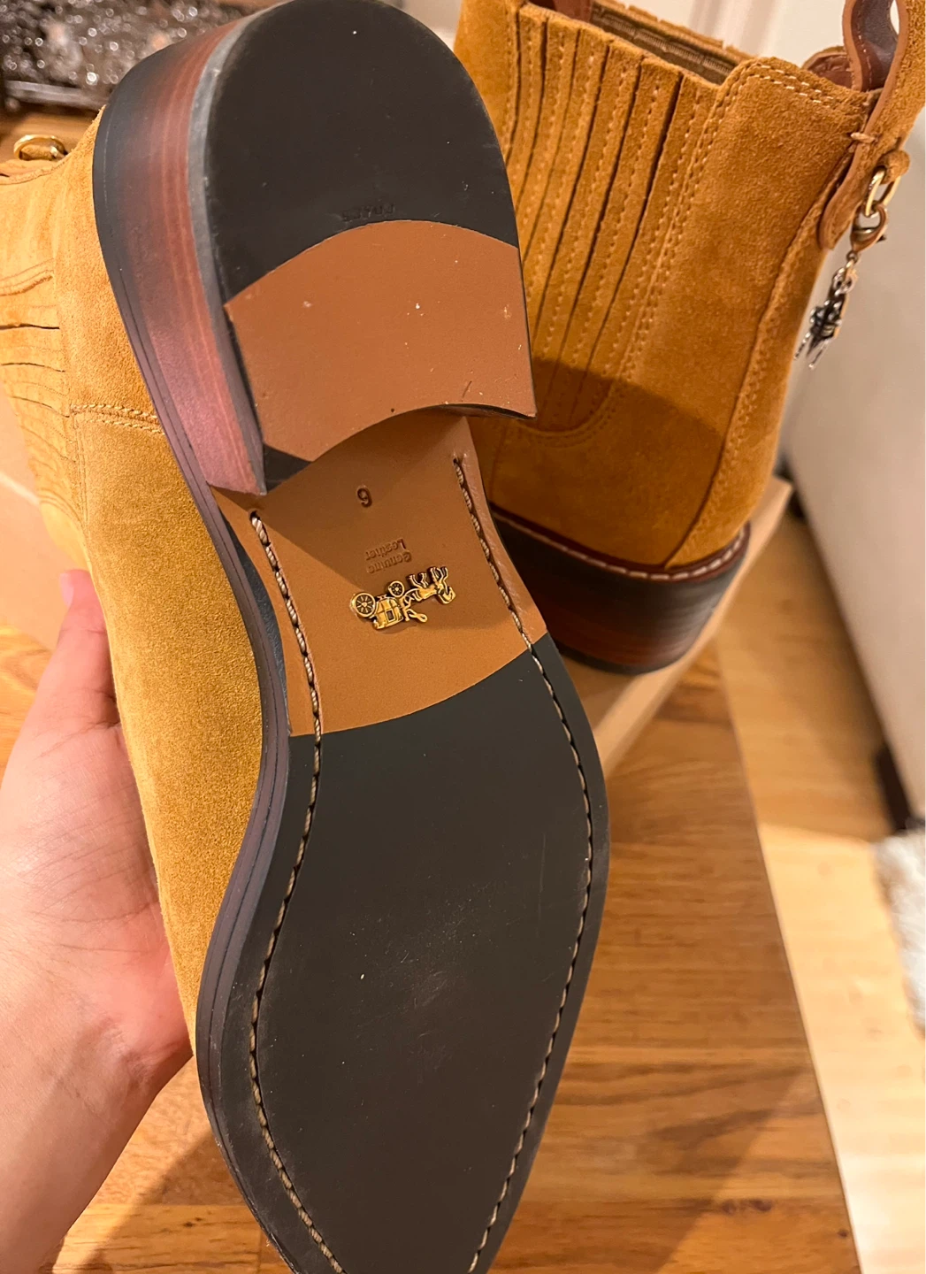 Coach Bowery Chelsea Boots - Size 6 - photo 4