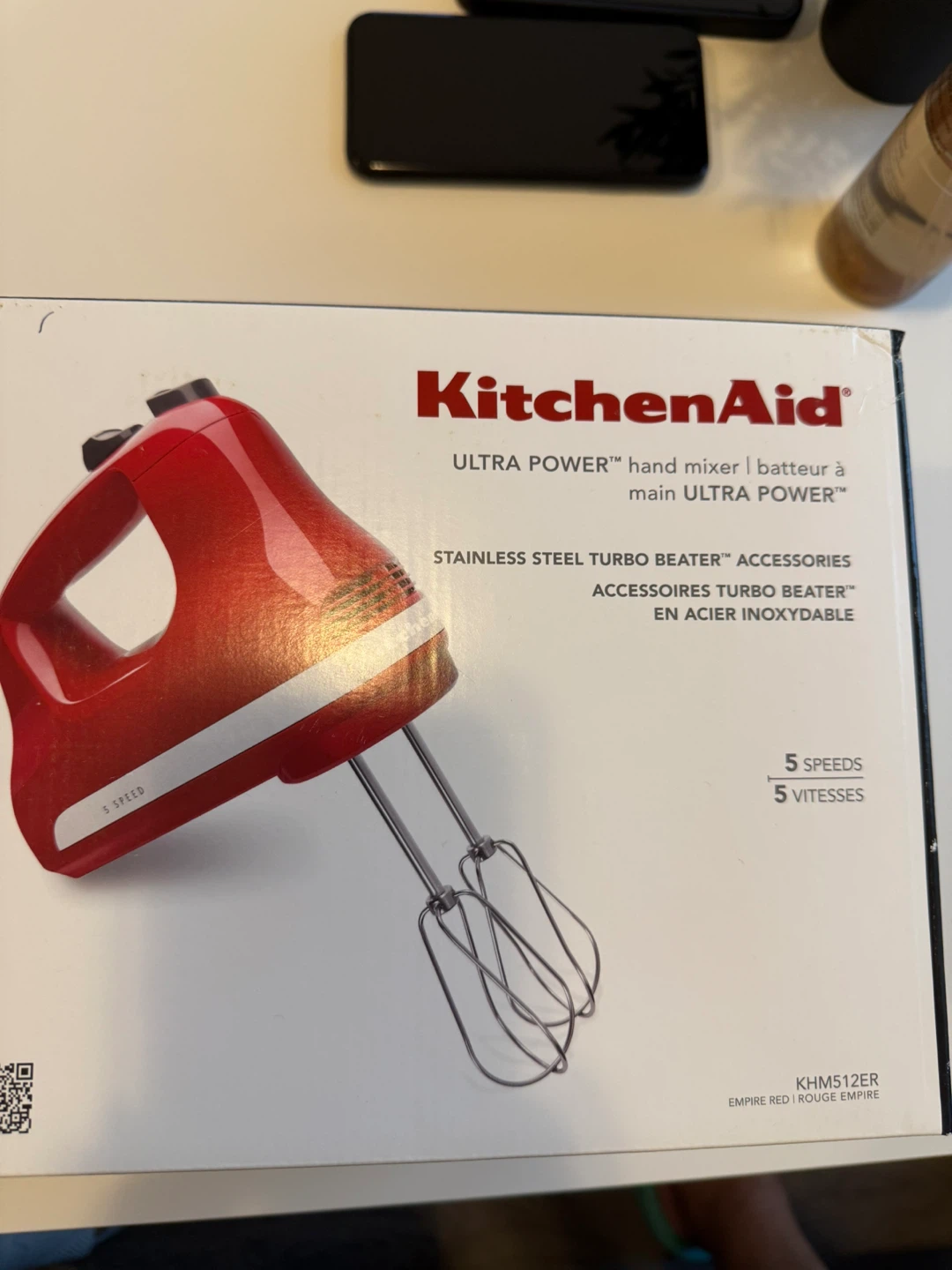 KitchenAid Ultra Power Hand Mixer 5 Speed Empire Red - photo 2