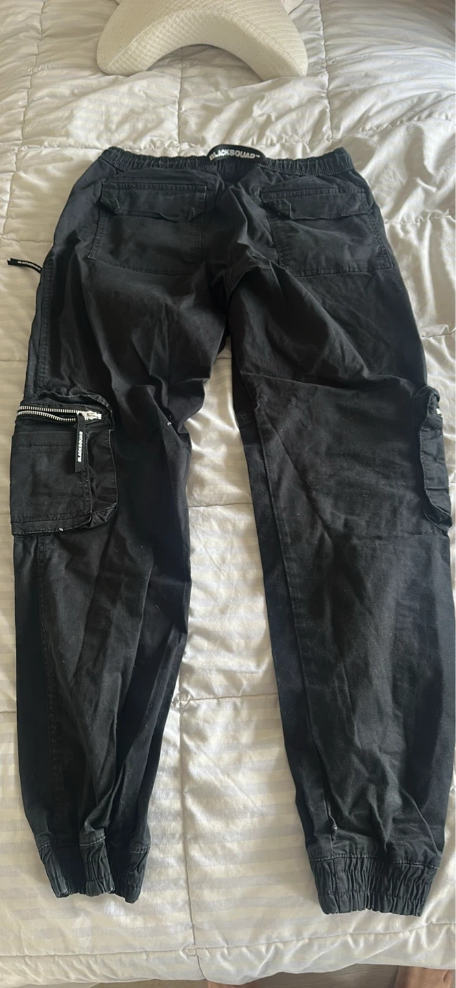 BLACK SQUAD Cargo Pants