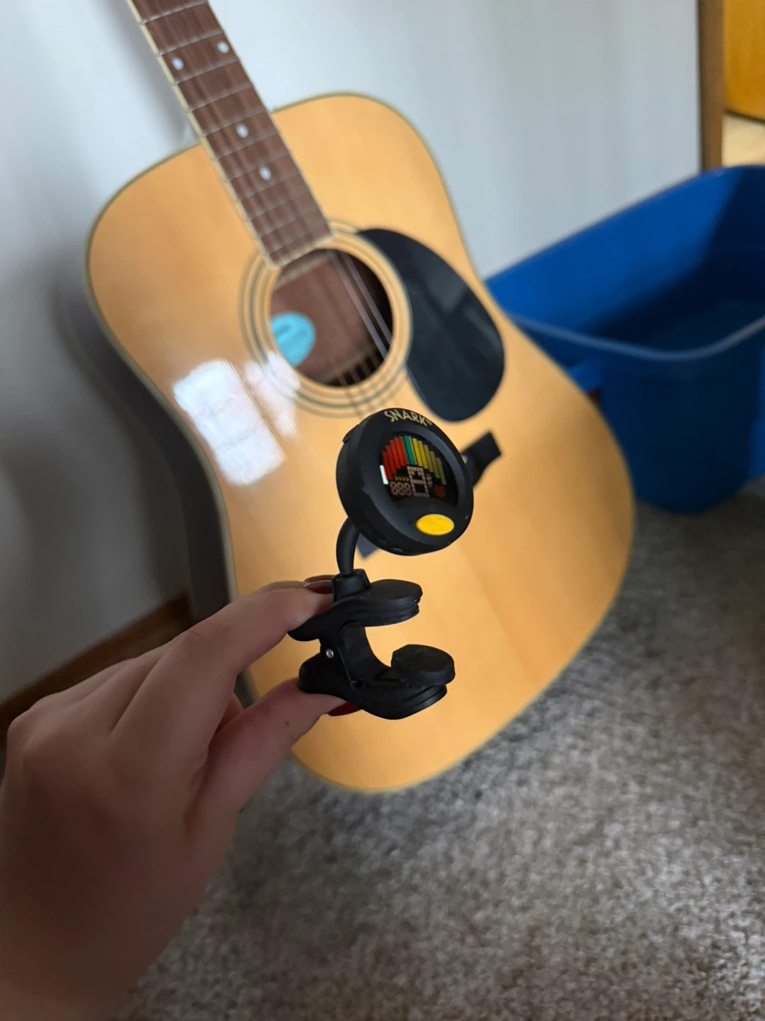 Acoustic Guitar with Snark Tuner - photo 3