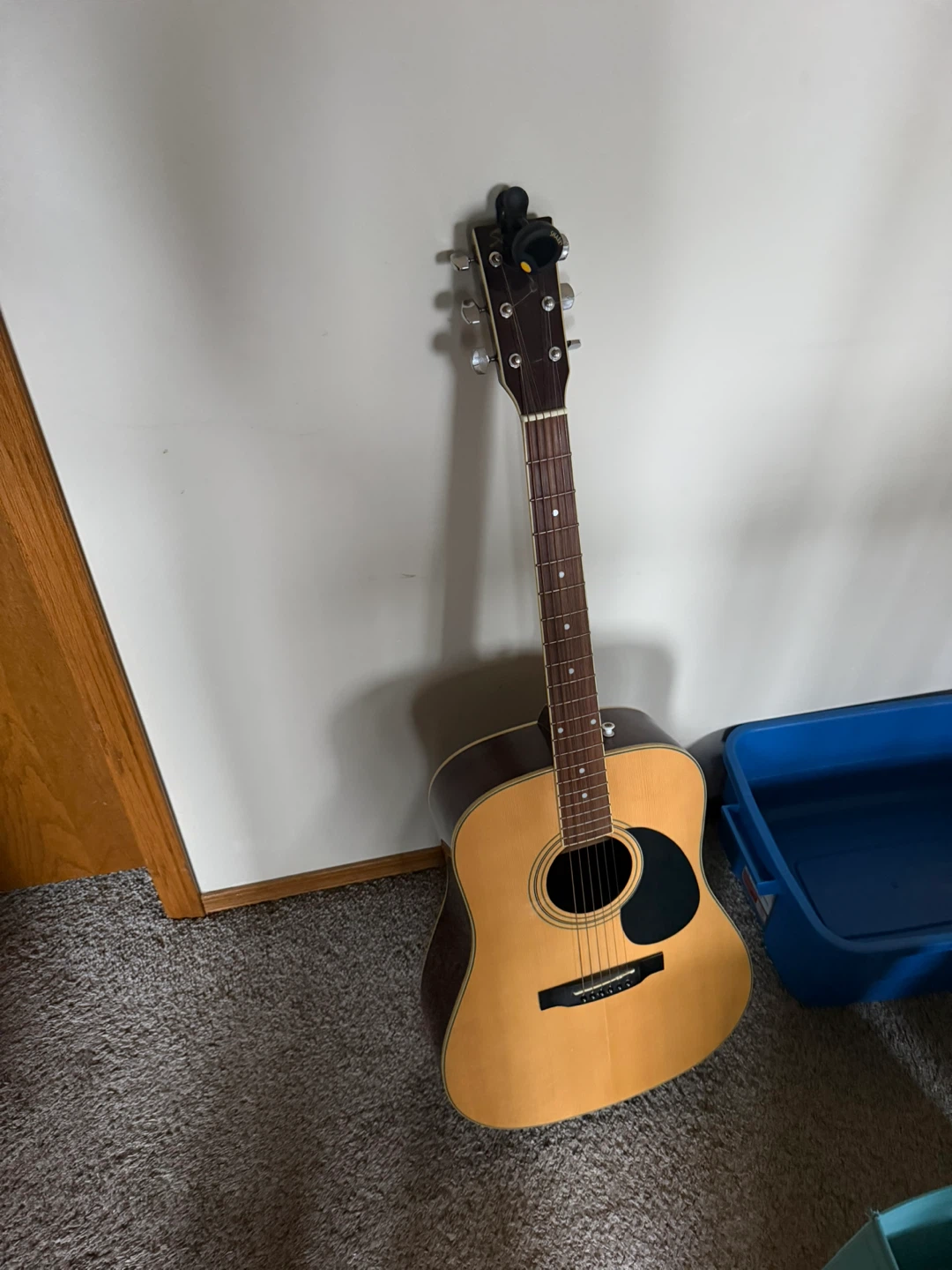 Acoustic Guitar with Snark Tuner