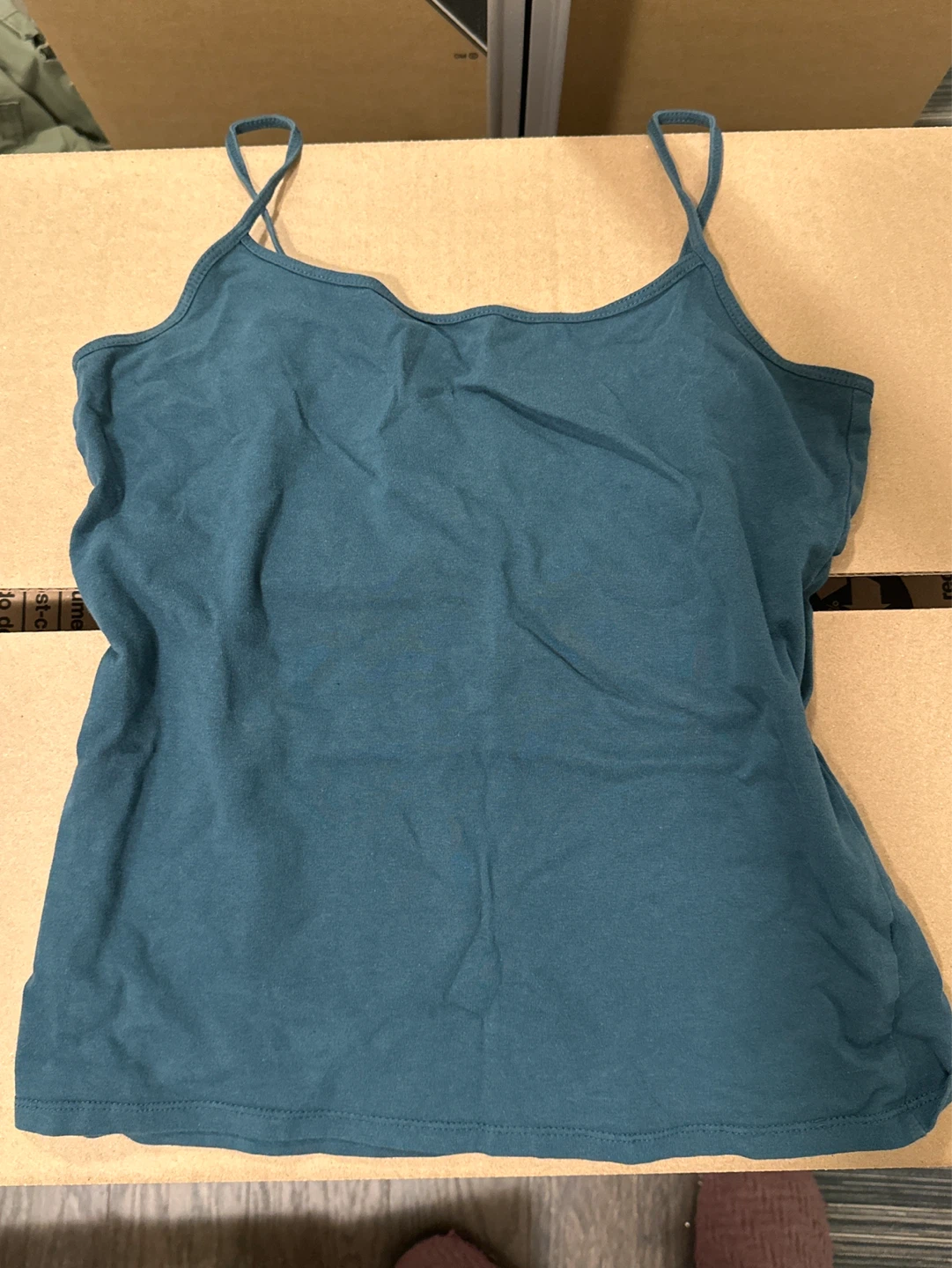 Primark Stretch Cami - Teal - UK 14